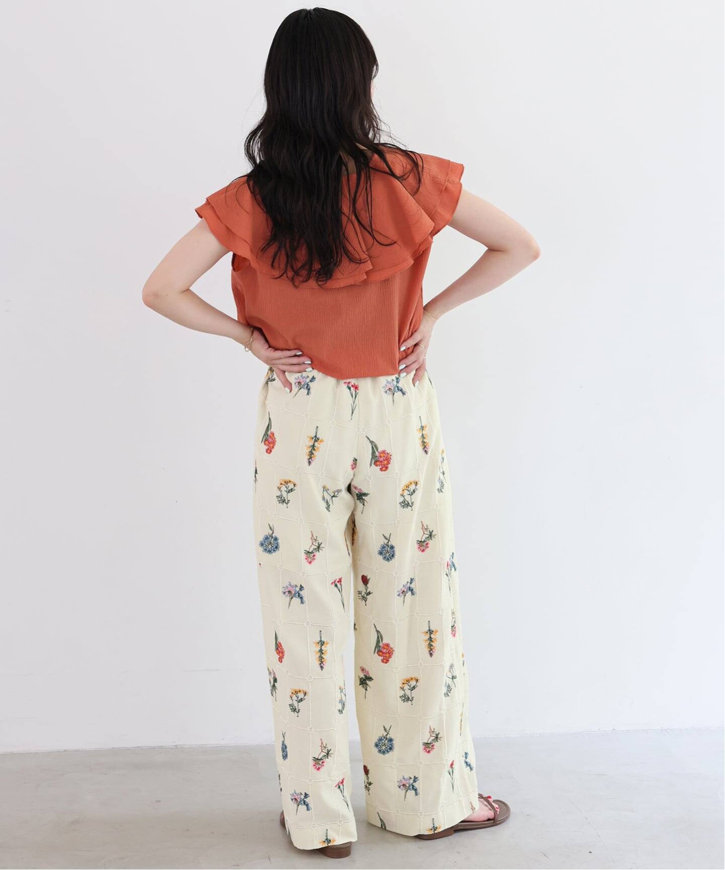embroideryメッシュパンツ（その他パンツ）｜SLOBE IENA（スローブ