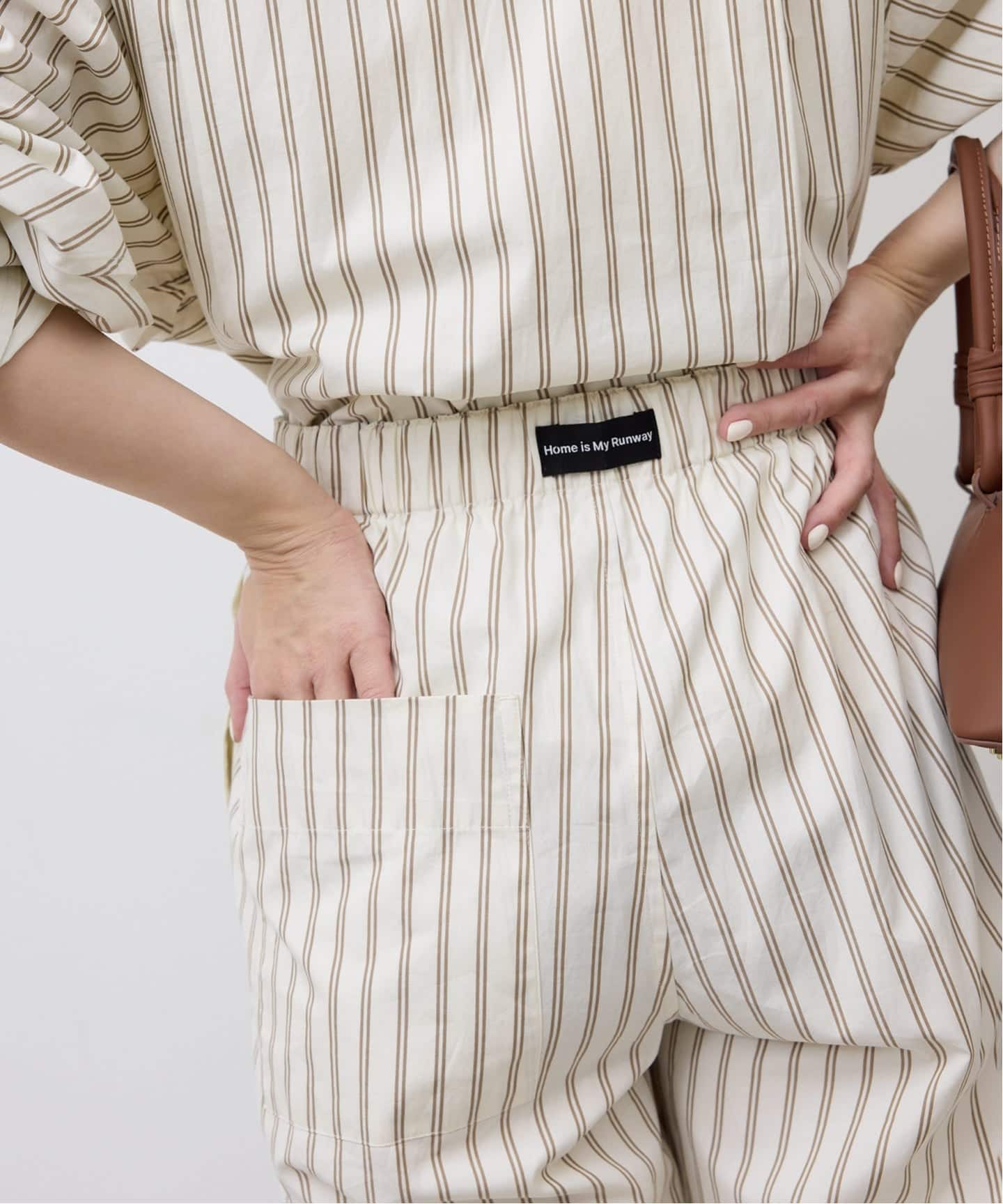 予約》ストライプパジャマパンツ（スラックス）｜SLOBE IENA（スローブ