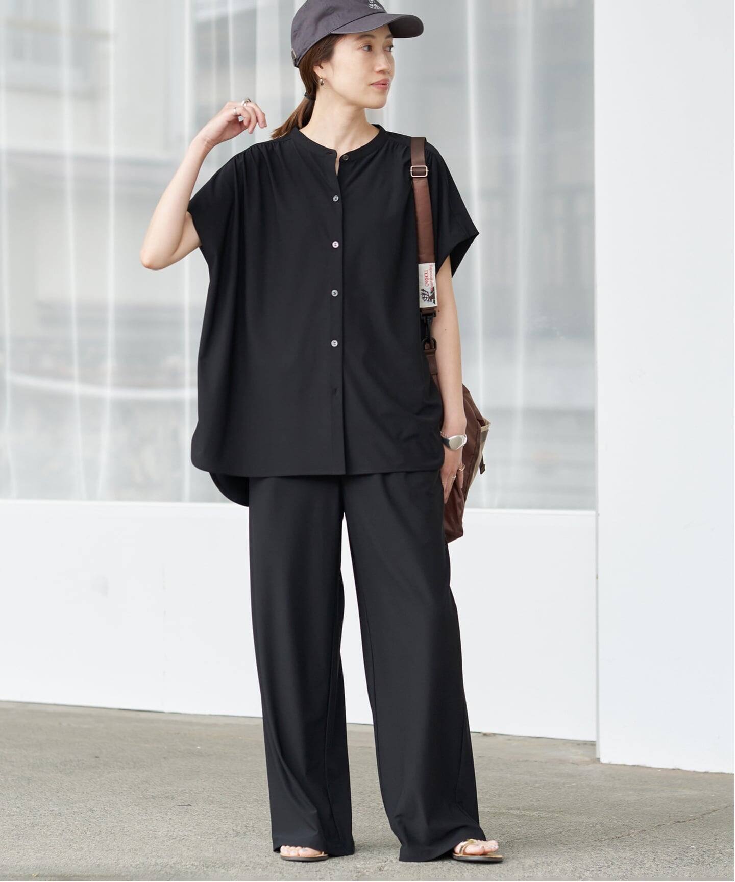 2枚セット》カットジョーゼットセットアップ（Tシャツ／カットソー 