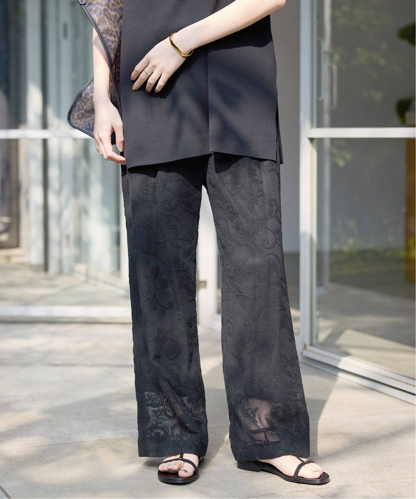 スローブイエナ　レースパンツ シリーズあり》レースカットパンツ（その他パンツ）｜SLOBE IENA