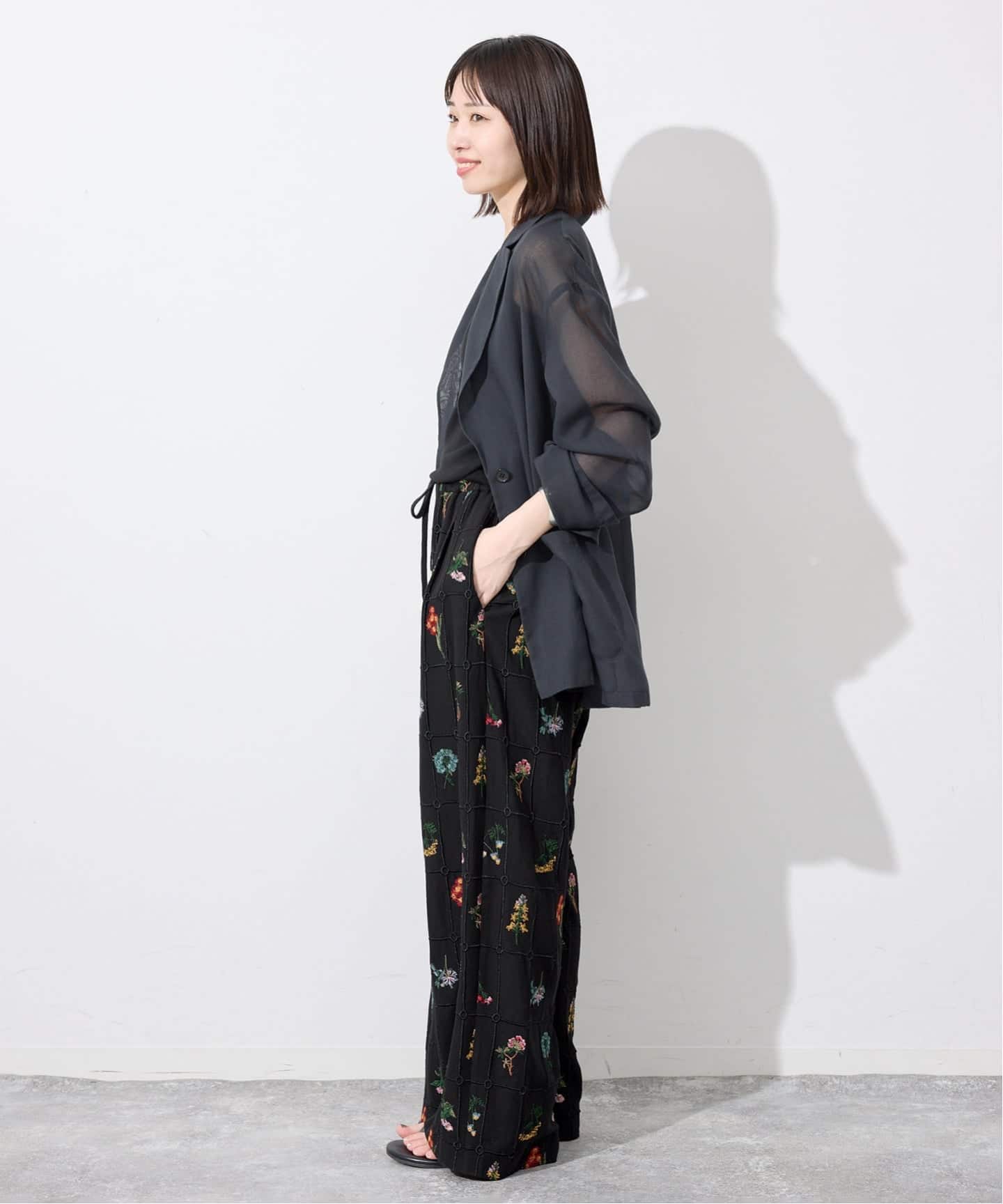 追加予約》embroideryメッシュパンツ（その他パンツ）｜SLOBE IENA