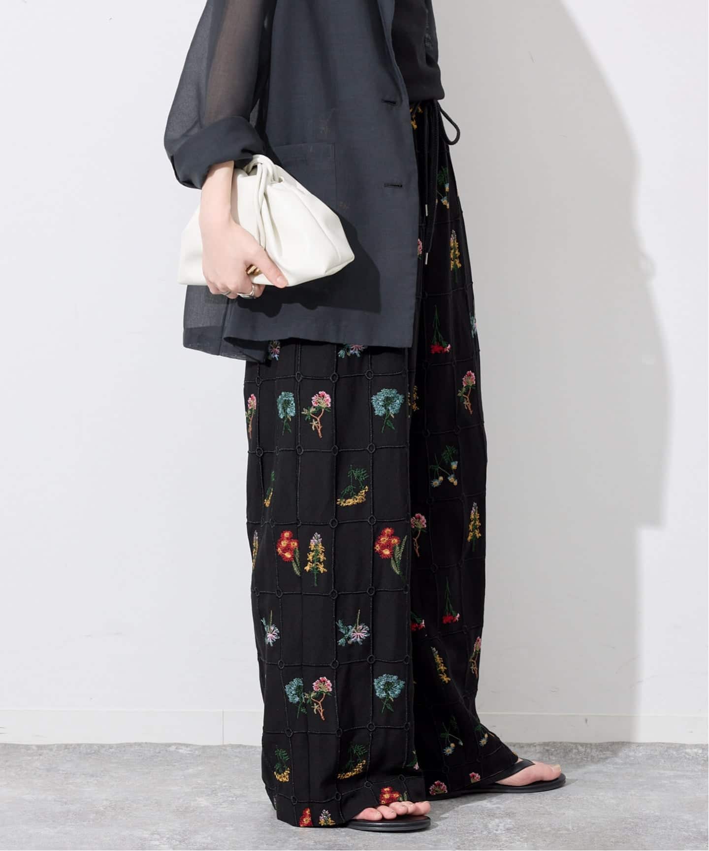 追加》embroideryメッシュパンツ（その他パンツ）｜SLOBE IENA