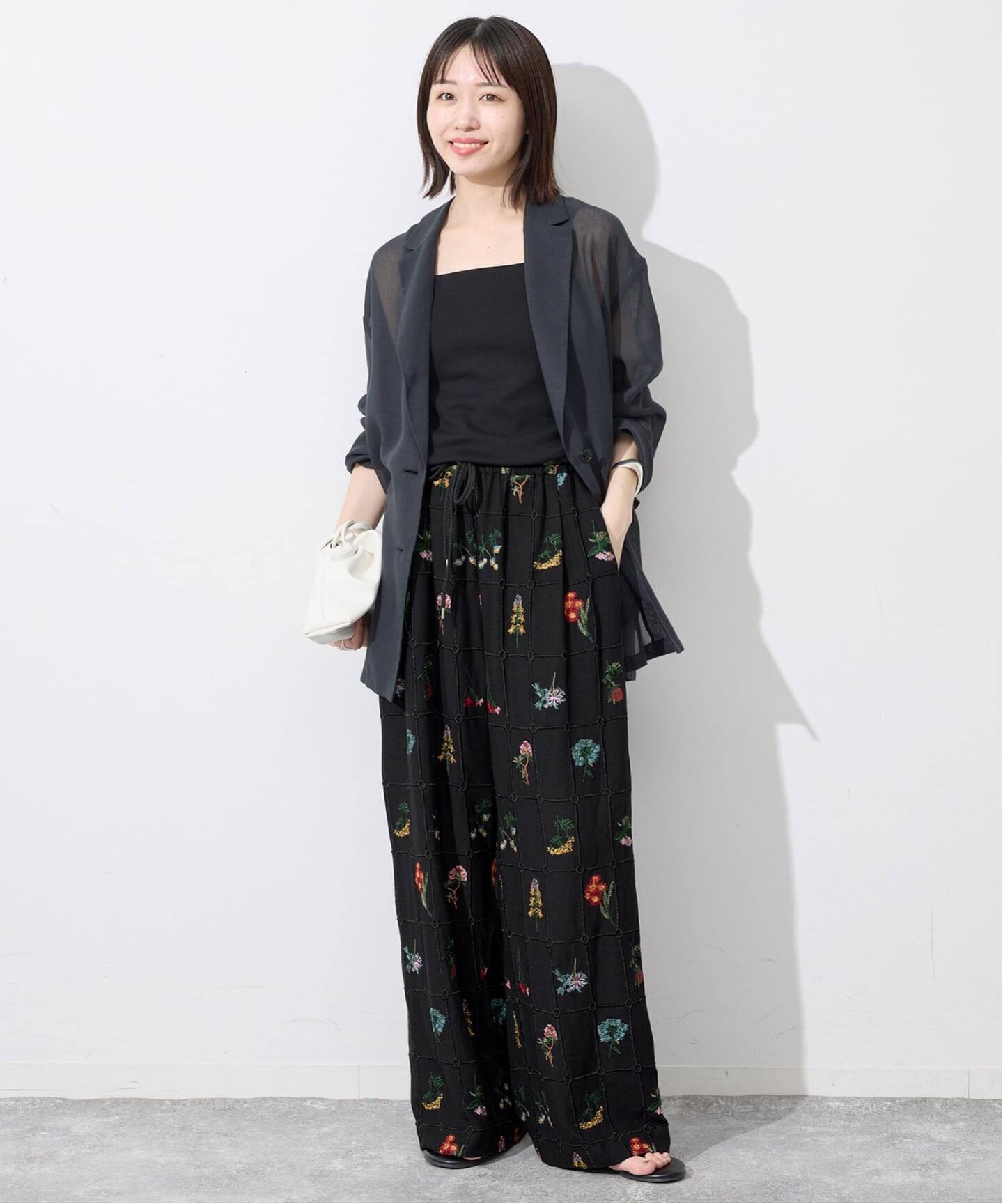 WEB限定/追加予約》embroideryメッシュパンツ（その他パンツ）｜SLOBE