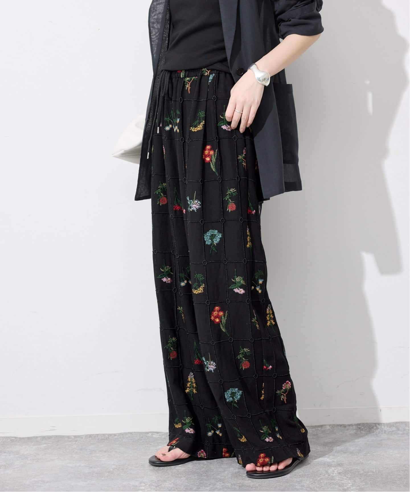 WEB限定/追加》embroideryメッシュパンツ（その他パンツ）｜SLOBE IENA