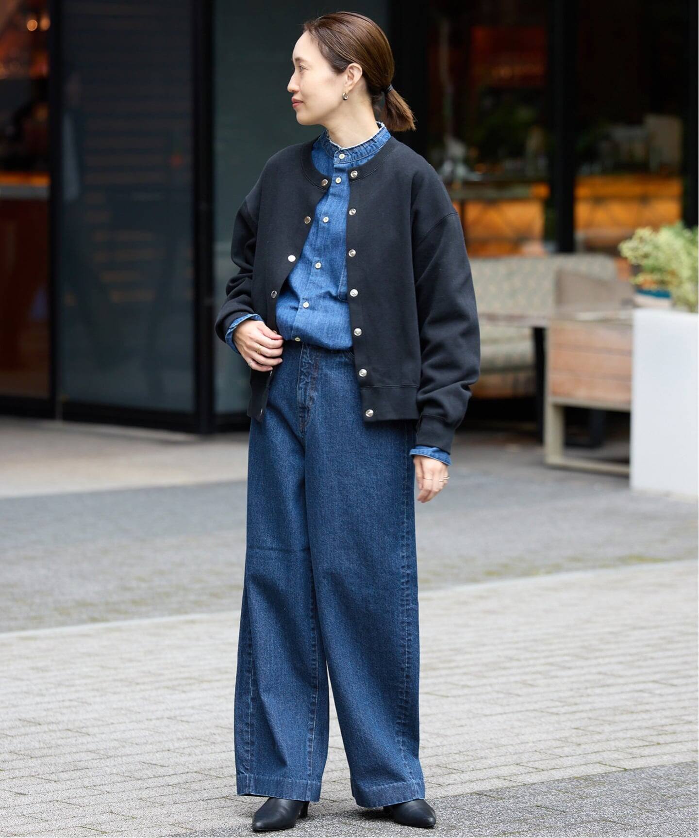 LE DENIM カーブバギーデニムパンツ（デニムパンツ・ジーンズ）｜SLOBE