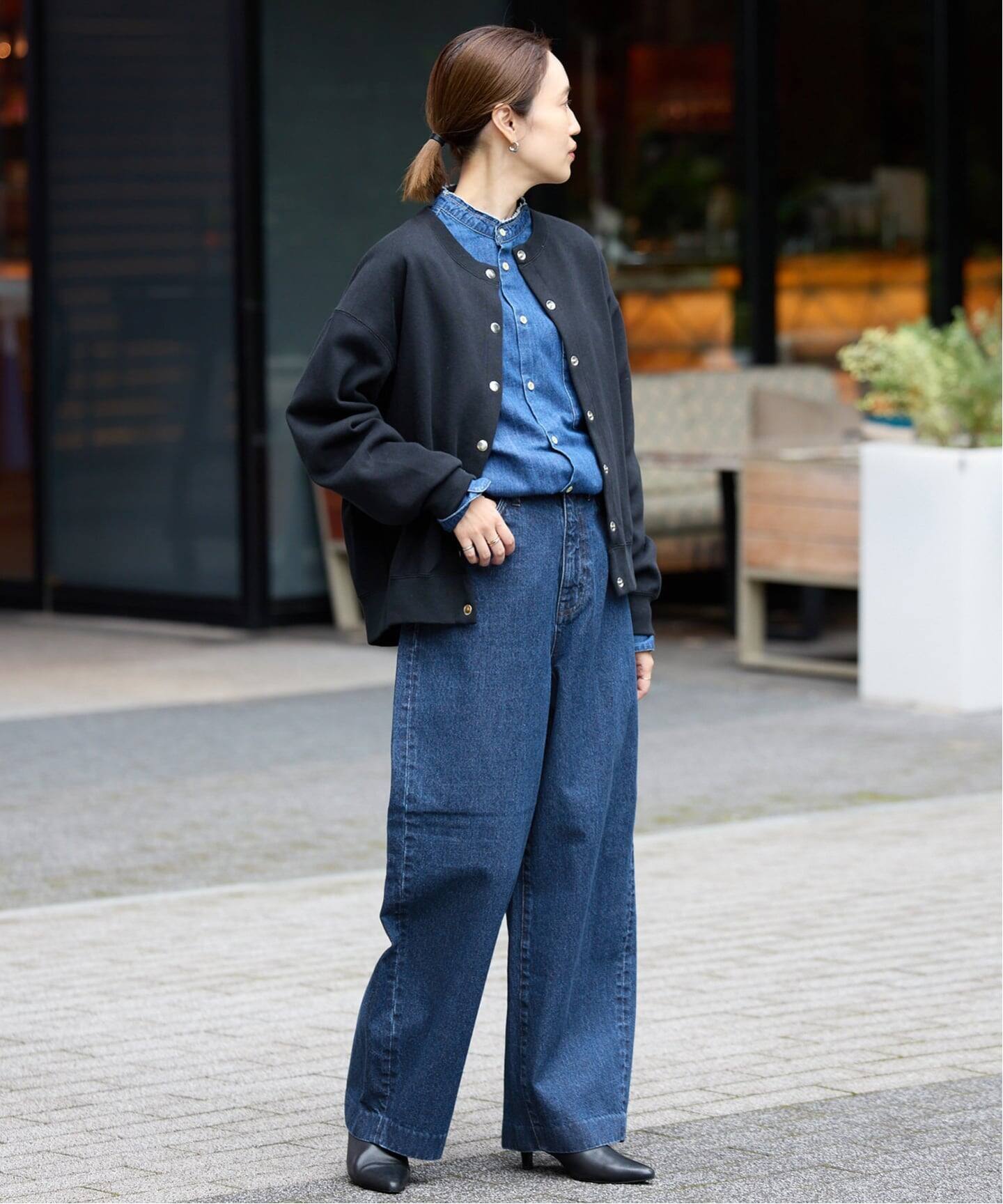 LE DENIM カーブバギーデニムパンツ（デニムパンツ・ジーンズ）｜SLOBE