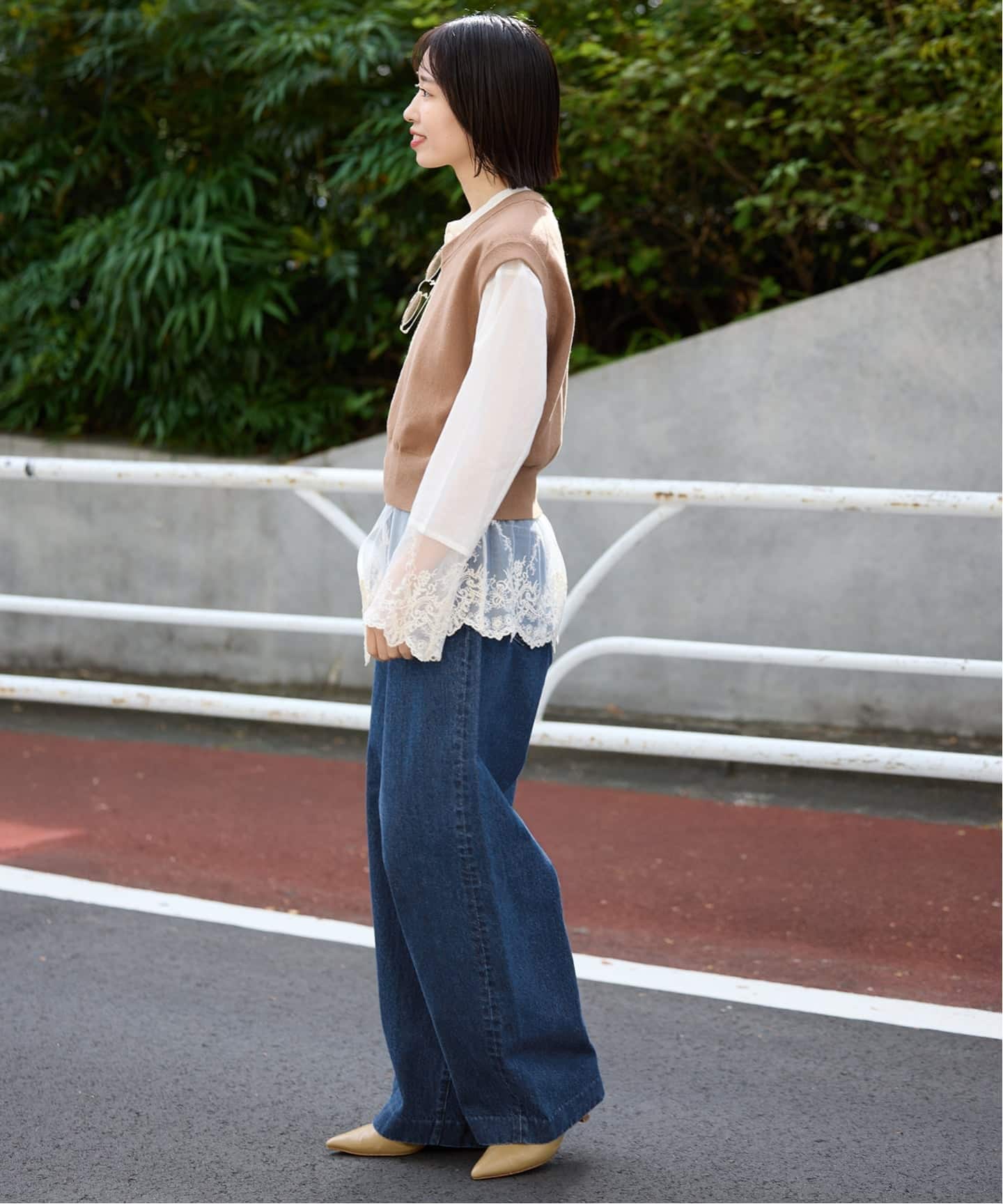 SLOBE IENA LE DENIM カーブバギーデニム LE DENIM カーブバギーデニムパンツ（デニムパンツ・ジーンズ）｜SLOBE