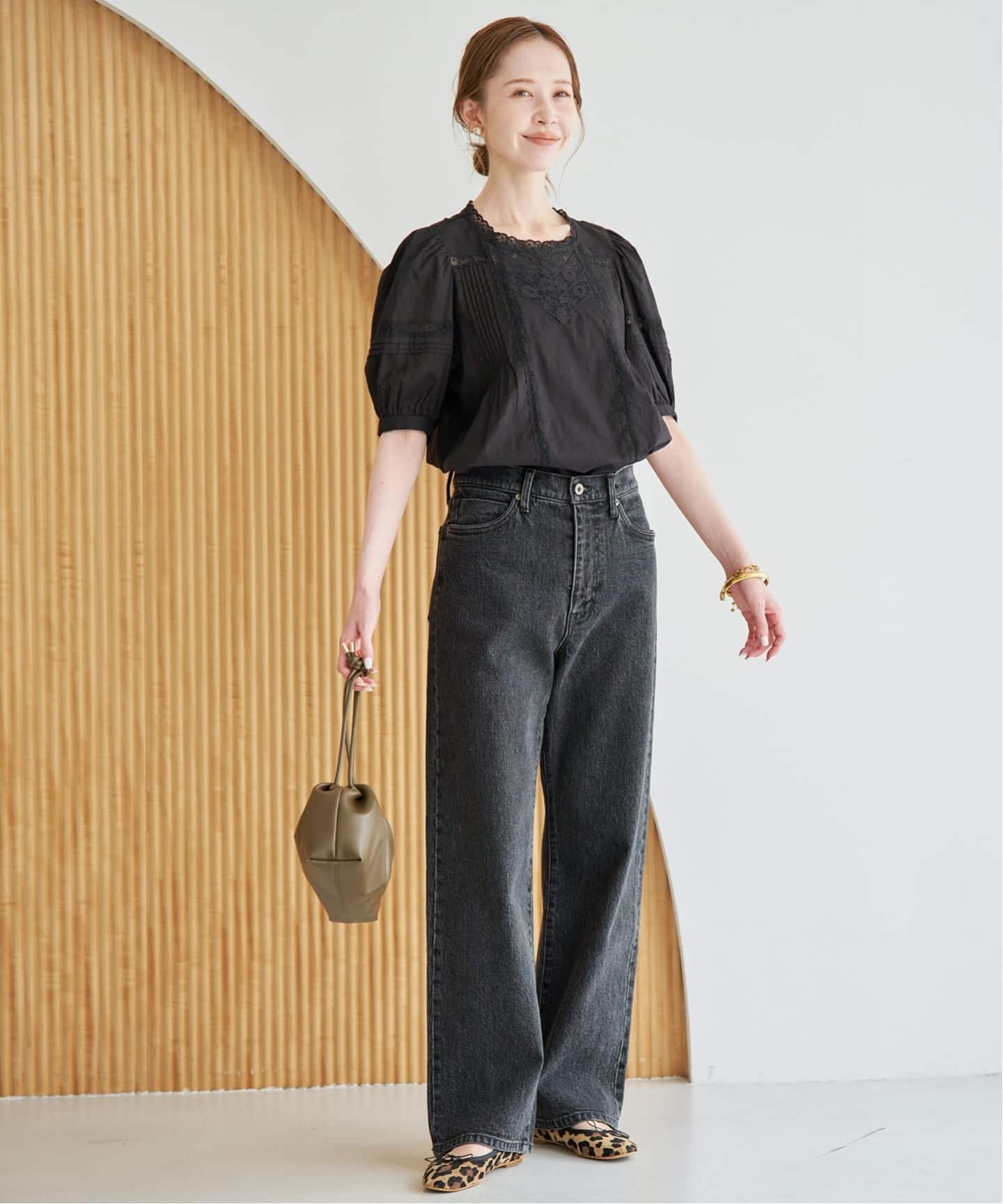 4サイズ展開/追加》LE DENIM ストレートデニムパンツ（デニムパンツ
