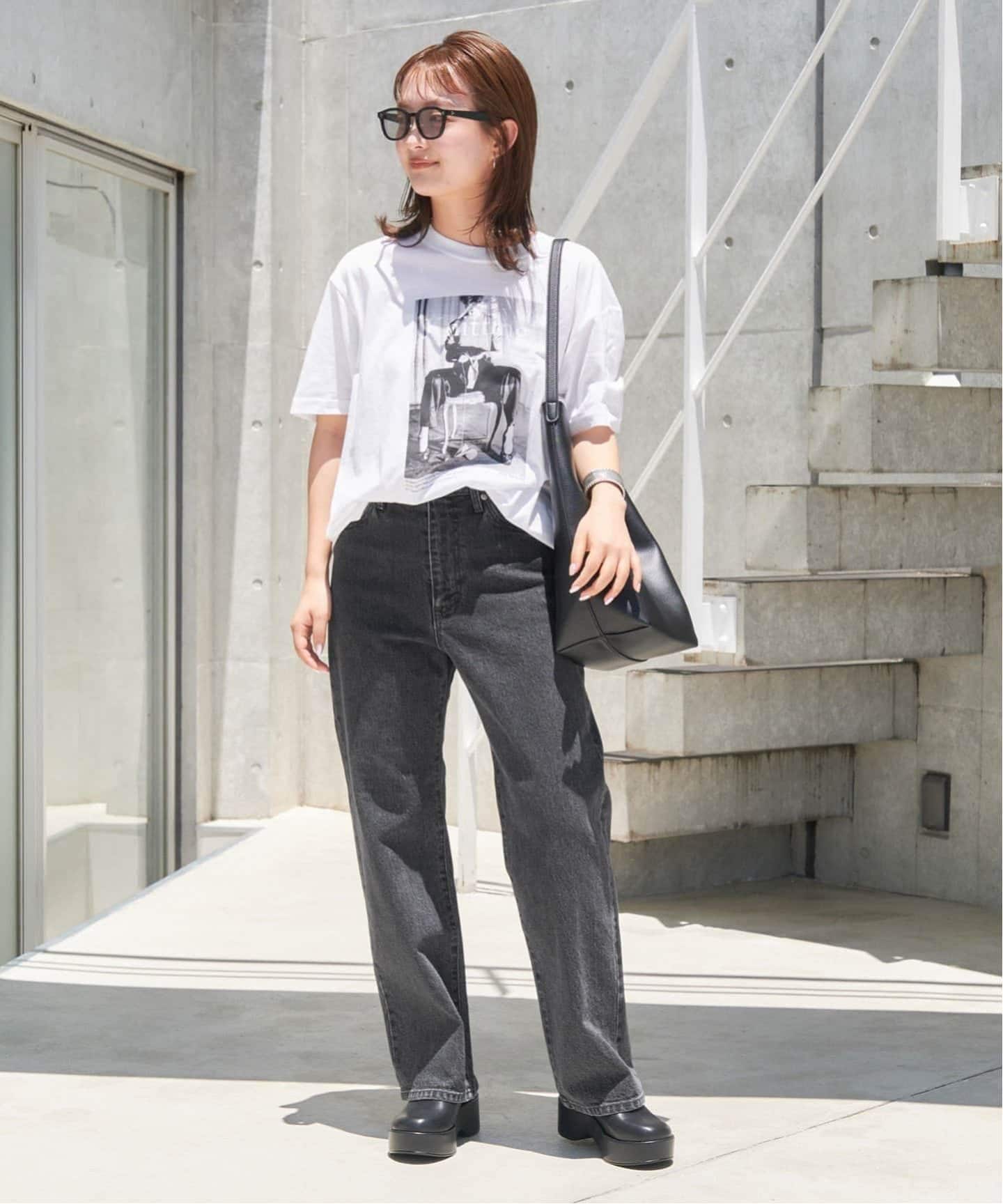 4サイズ展開/追加》LE DENIM ストレートデニムパンツ（デニムパンツ