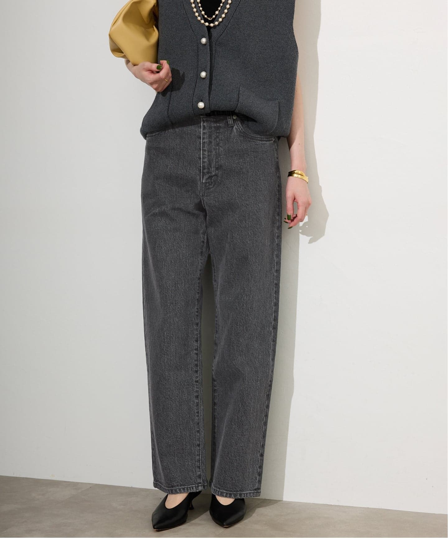 4サイズ展開/追加》LE DENIM ストレートデニムパンツ（デニムパンツ