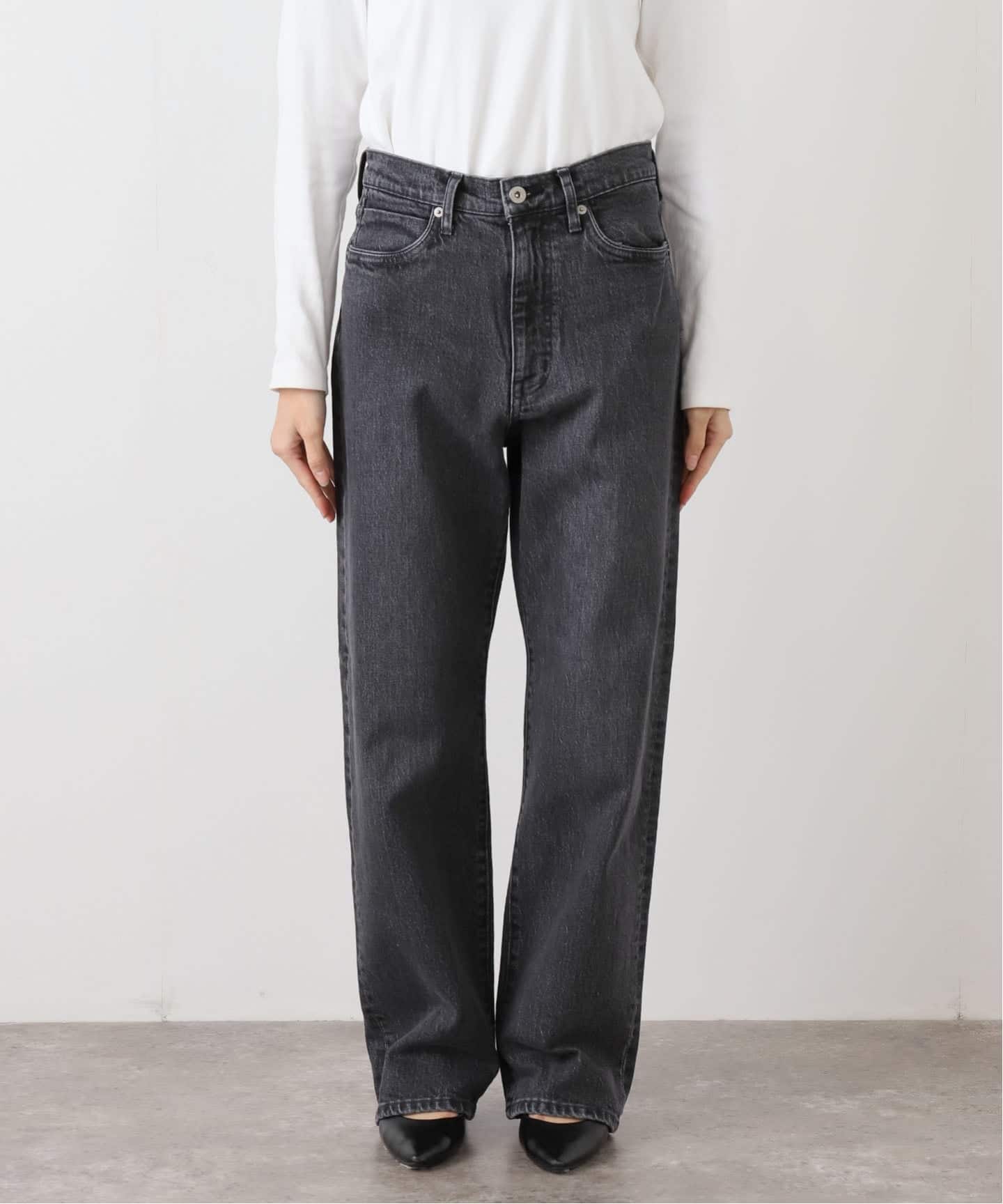 4サイズ展開/追加予約》LE DENIM ストレートデニムパンツ（デニム