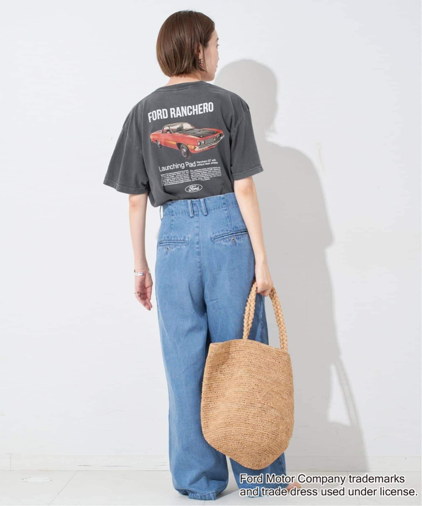 WEB限定/3サイズ展開/追加5》LEDENIM TUCK TROUSERデニム（デニム