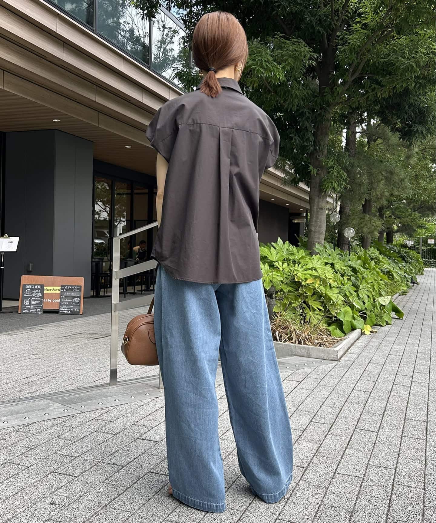 WEB限定/3サイズ展開/追加6》LEDENIM TUCK TROUSERデニム（デニム