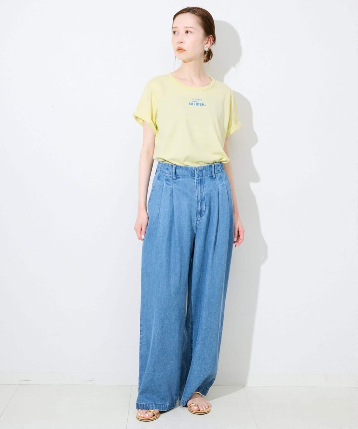 WEB限定/3サイズ展開/追加6予約》LEDENIM TUCK TROUSERデニム（デニム