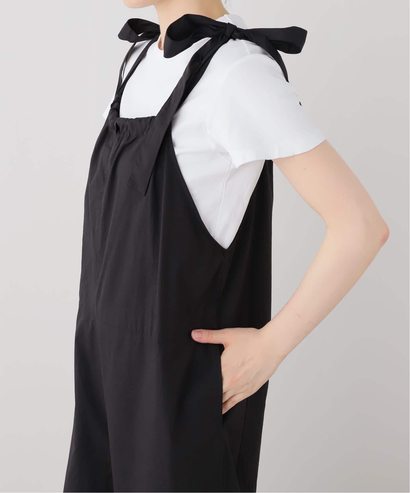 normment/ノーメント SLOBE別注 COTTON POPLIN RIBBON JUMPSUIT