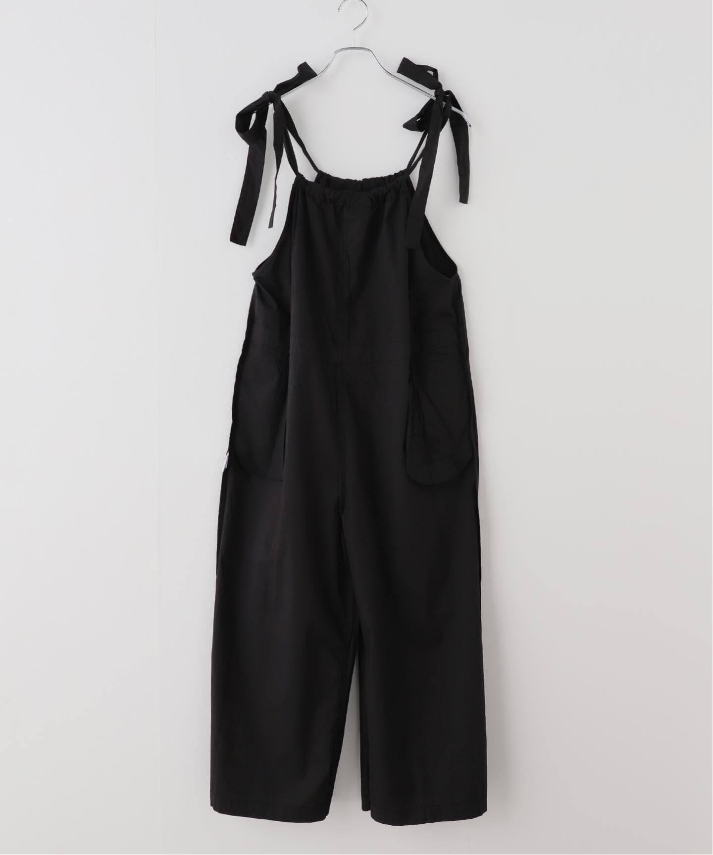 2025SS　SLOBE別注【NORMMENT】オールインワン normment/ノーメント SLOBE別注 COTTON POPLIN RIBBON JUMPSUIT