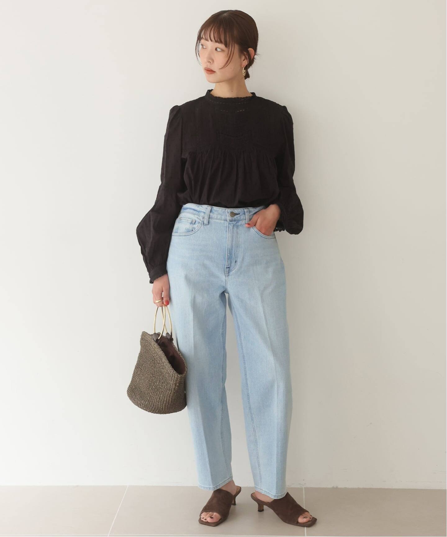 新品＊スローブイエナ　ヘルシーデニム　キャロットアンクルテーパード　22 追加》HEALTHY DENIM Carrot Ankle Tapered デニム H87231803MDU