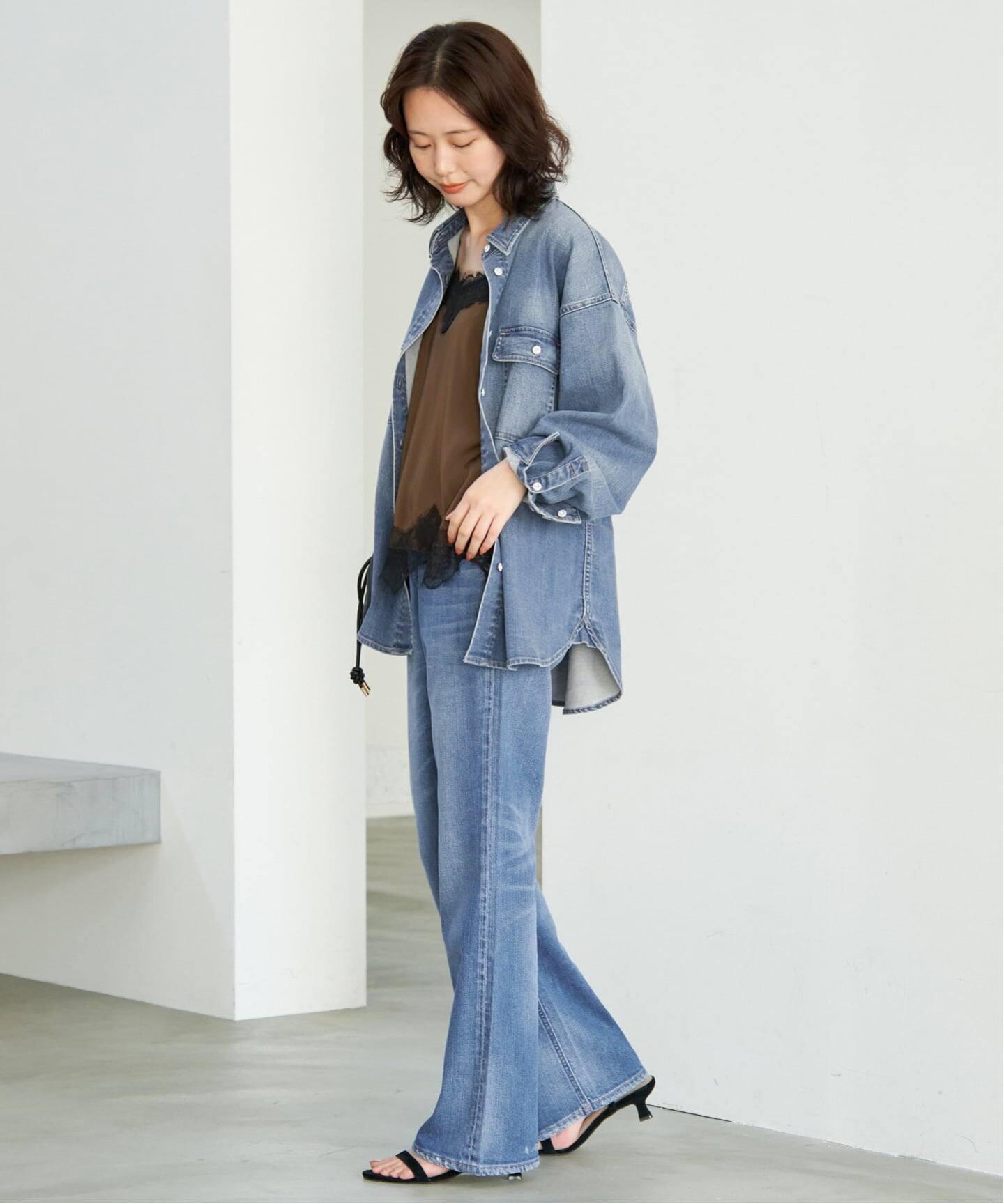 予約》HEALTHY DENIM/ヘルシーデニム SLOBE別注 フレアデニム Salsa
