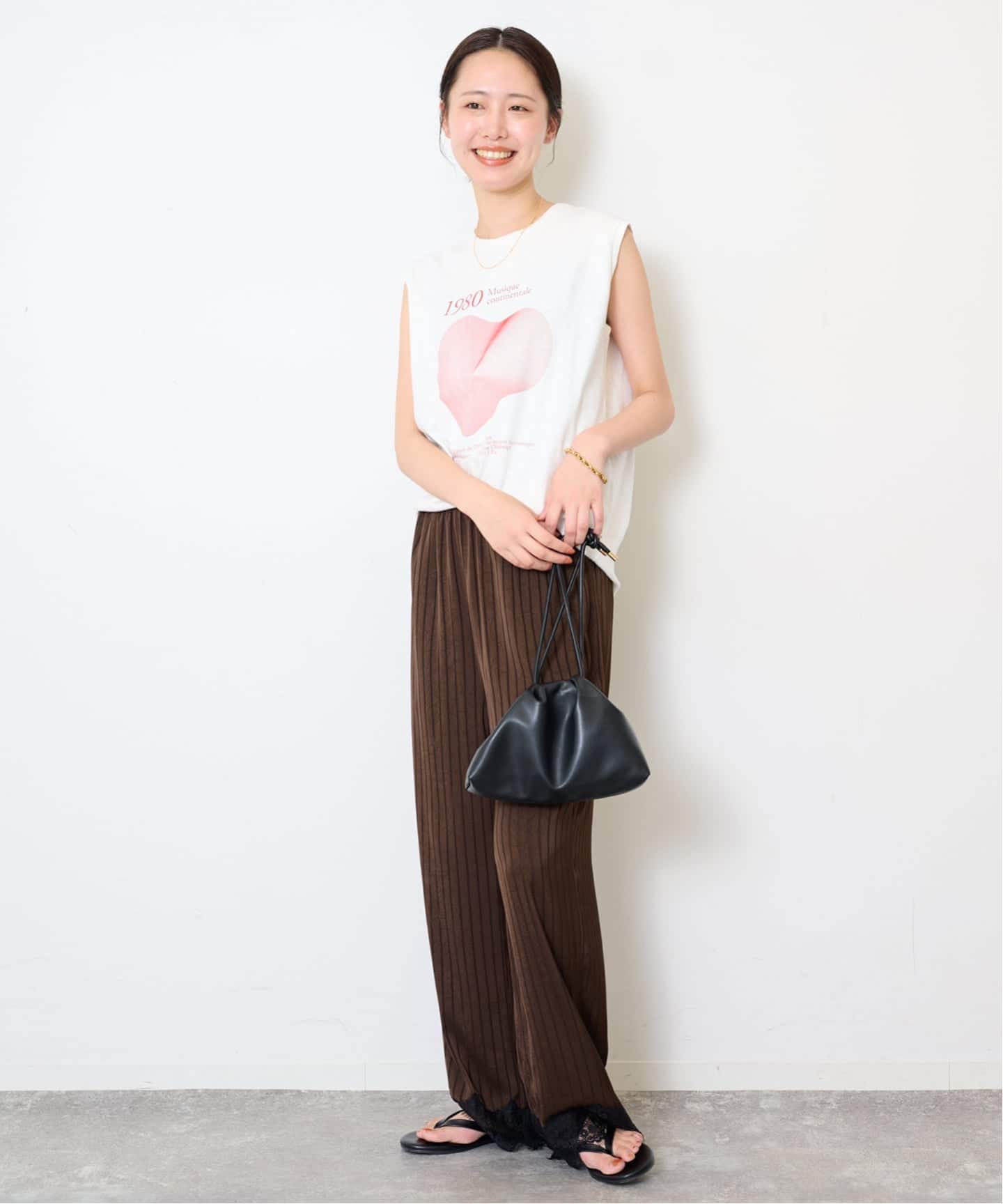 ARCHIVE STANCE/アーカイブスタンス サテンストライプレースパンツ AS