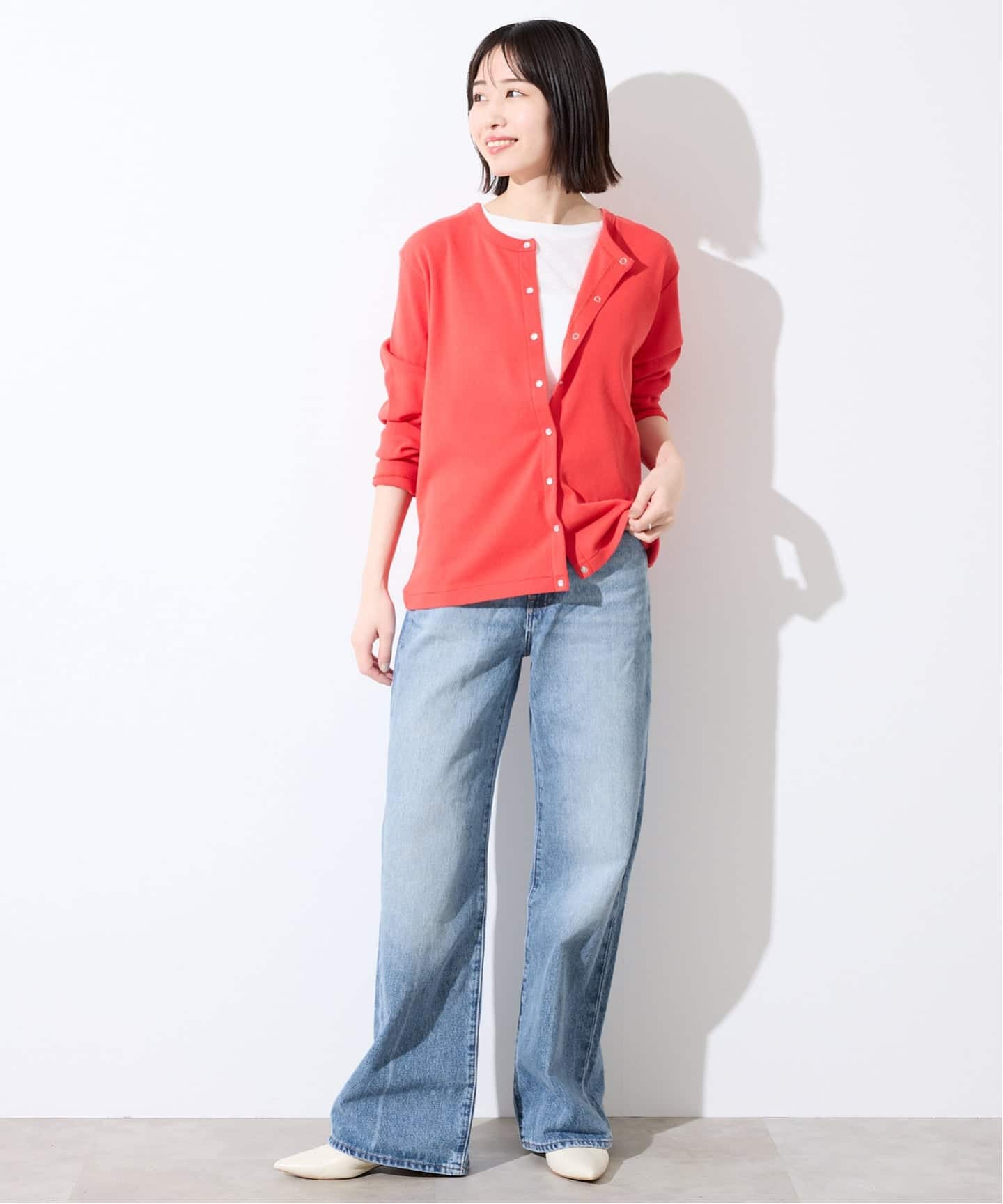 LEVI'S/リーバイス RIBCAGE WIDE LEG A6081-0020（デニムパンツ