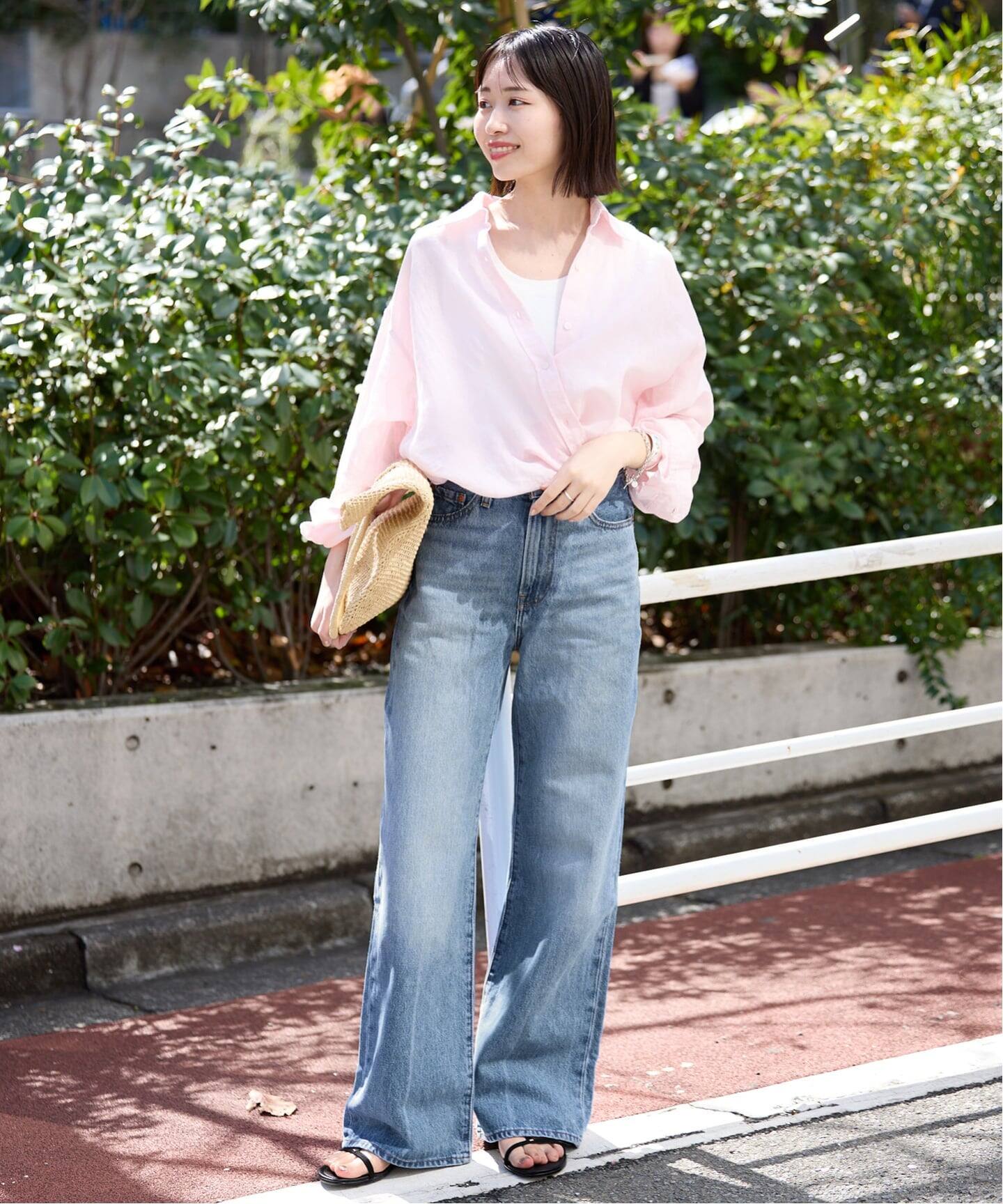 LEVI'S/リーバイス RIBCAGE WIDE LEG A6081-0020（デニムパンツ
