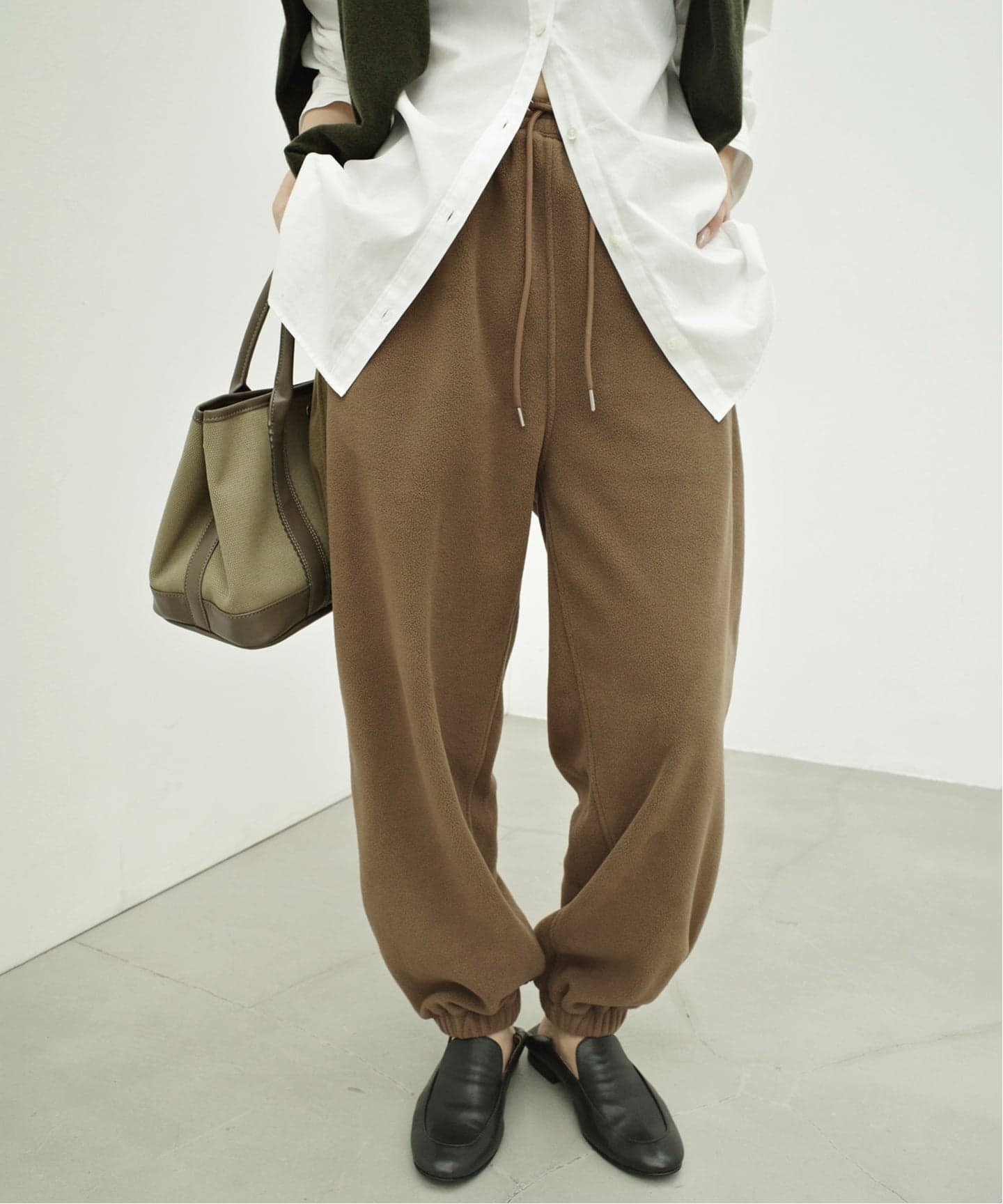 予約》Plus by ONIT/オニット SLOBE別注 フリースパンツ 26AW-SL01