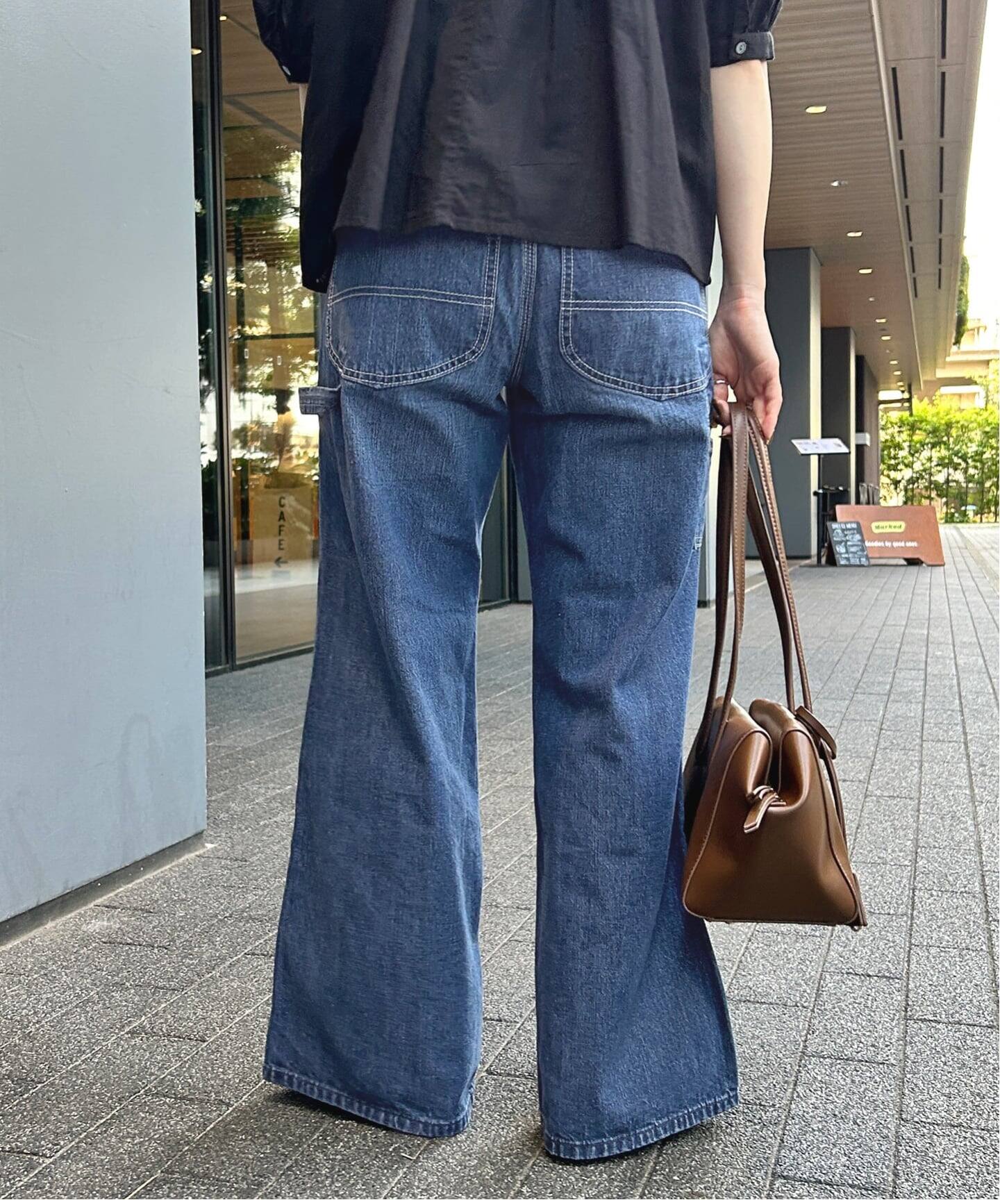 予約》LEE/リー SLOBE別注 Loose Flare ペインターパンツ（デニム