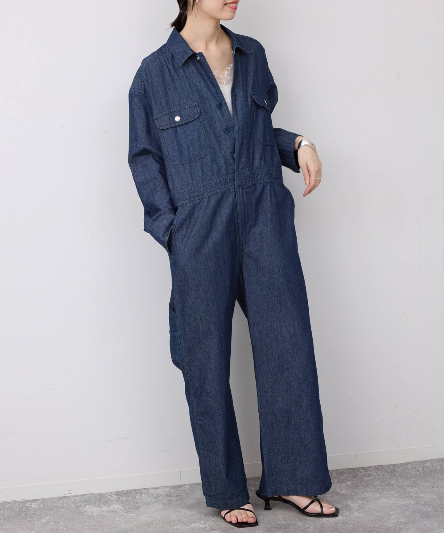 UNIVERSAL OVERALL SLOBE別注 デニムオールインワン UNIVERSAL OVERALL SLOBE別注 デニムオールインワン（つなぎ