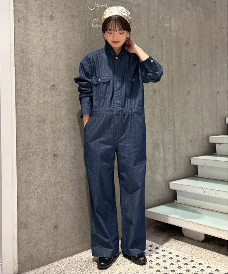 UNIVERSAL OVERALL SLOBE別注 デニムオールインワン（つなぎ 