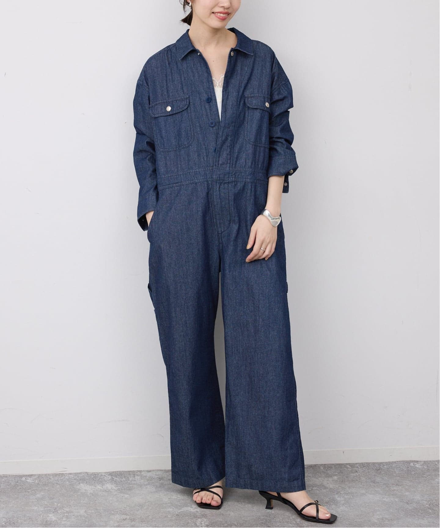 予約》UNIVERSAL OVERALL SLOBE別注 デニムオールインワン（つなぎ