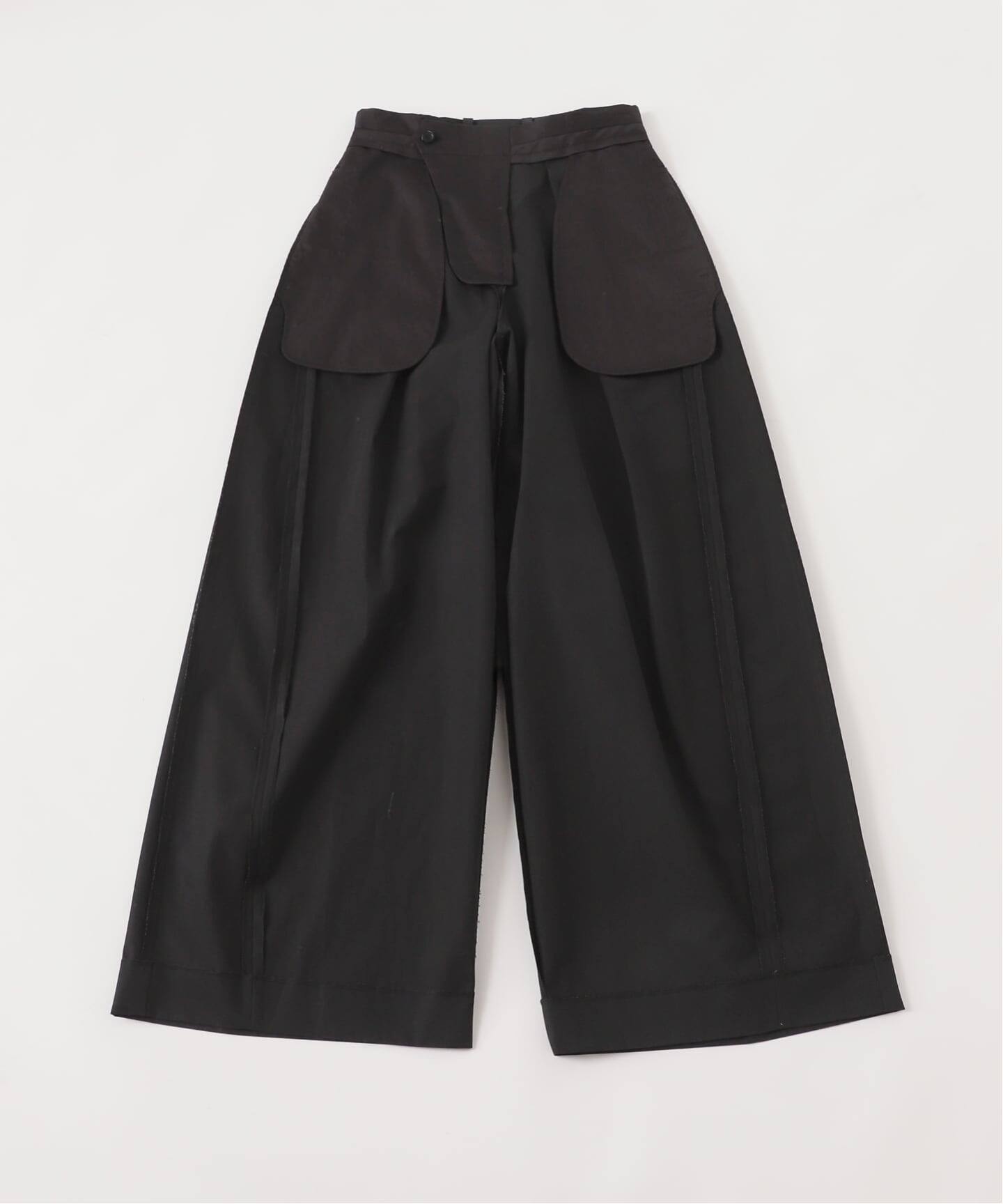 IENA LA BOUCLE コットンウェザーバレルパンツ（スラックス）｜IENA