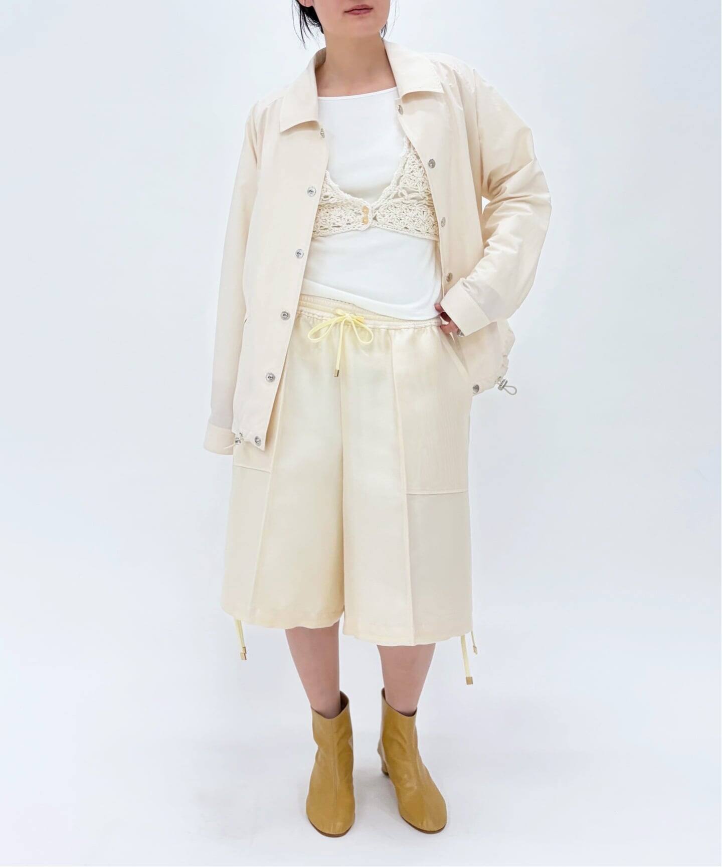 IENA LA BOUCLE ブライトシアーハーフパンツ（ショート・ハーフパンツ