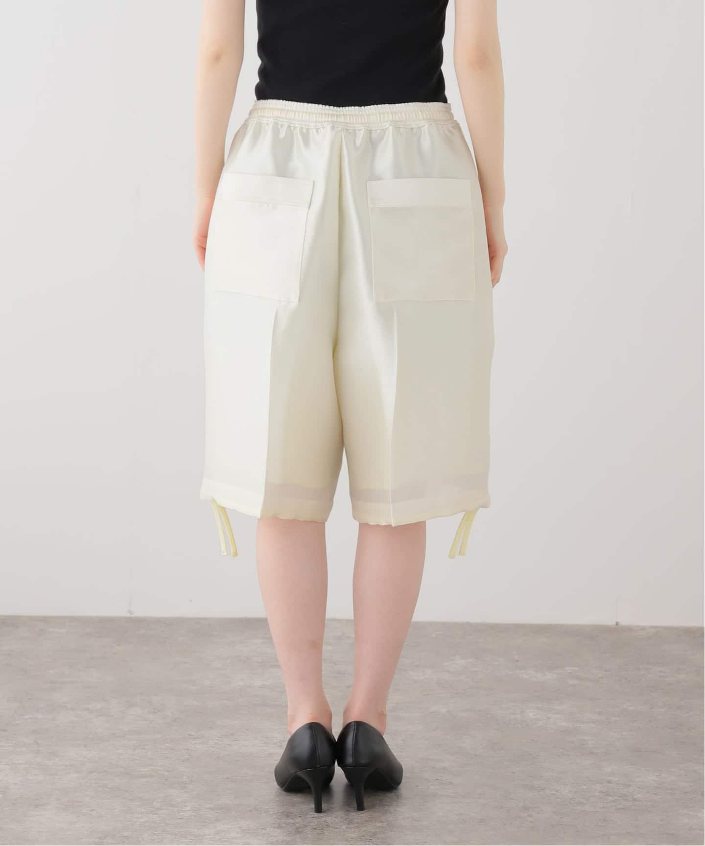 IENA LA BOUCLE ブライトシアーハーフパンツ（ショート・ハーフパンツ
