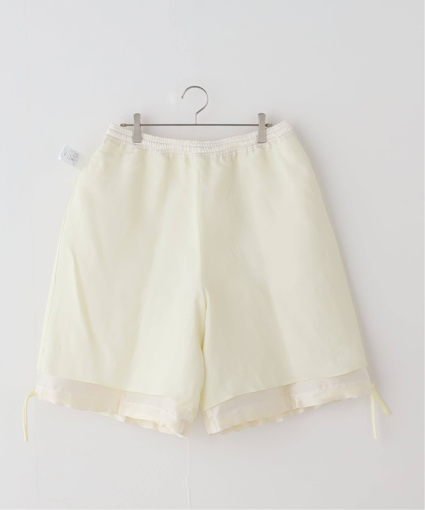 IENA LA BOUCLE ブライトシアーハーフパンツ（ショート・ハーフパンツ
