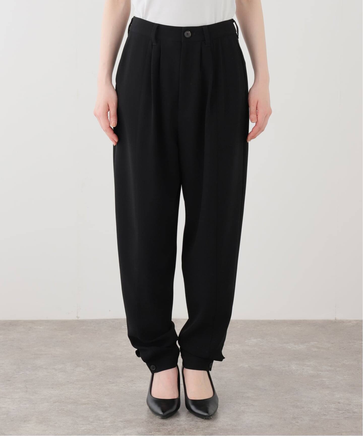 IENA LA BOUCLE バックサテンジョーゼットパンツ（その他パンツ