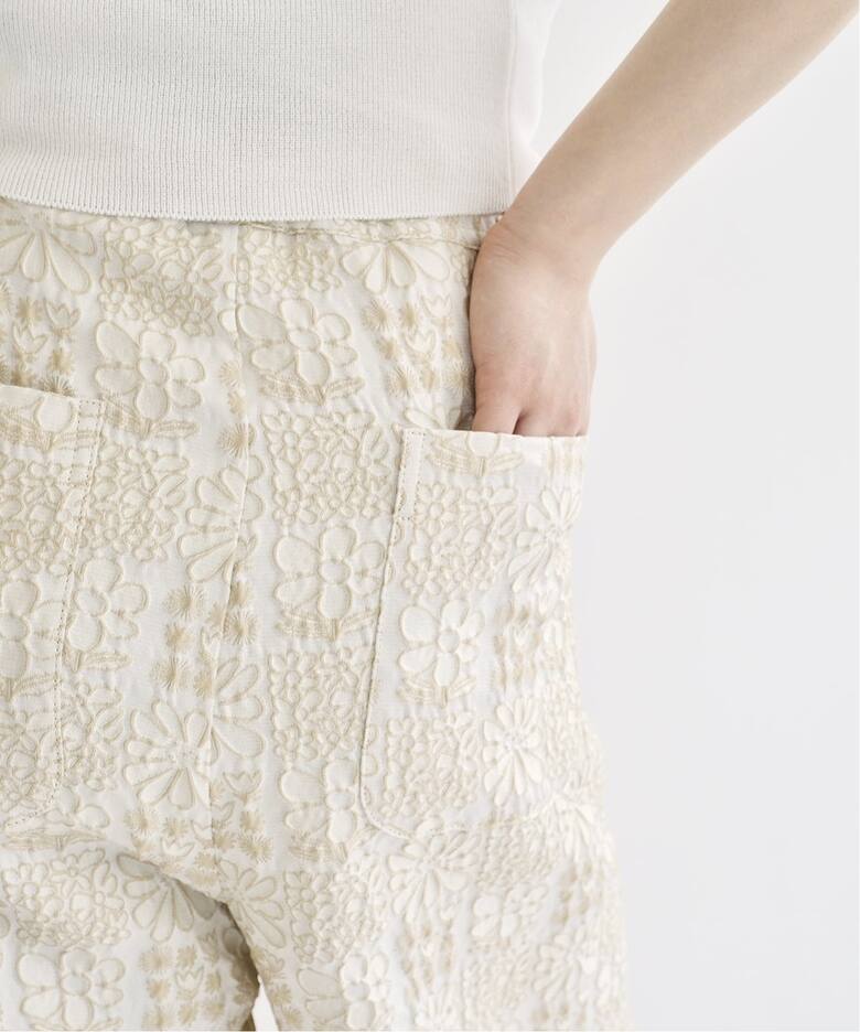 IENA LA BOUCLE フラワーJQストリングパンツ（その他パンツ）｜IENA 