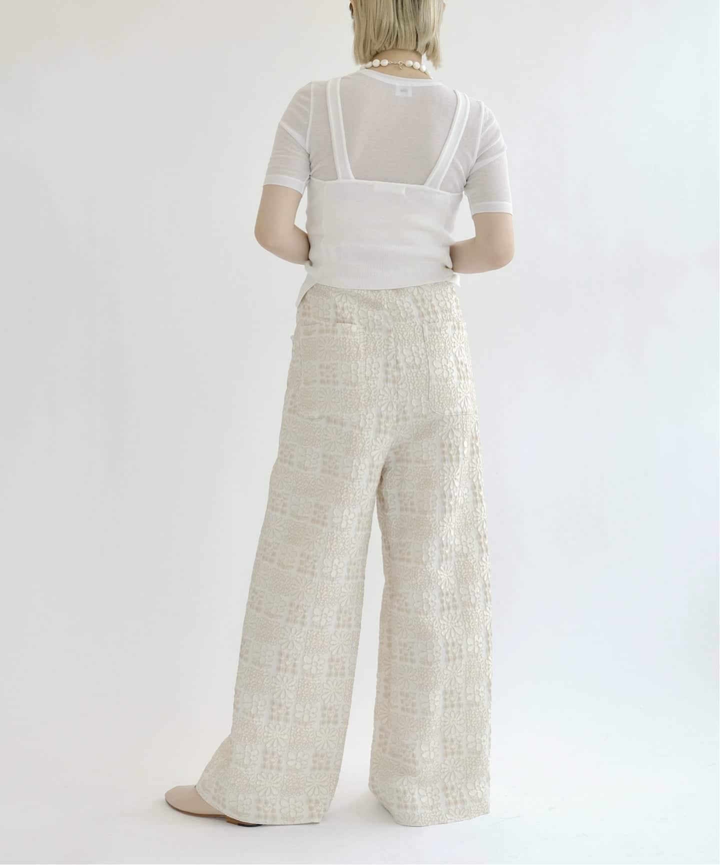 IENA LA BOUCLE フラワーJQストリングパンツ（その他パンツ）｜IENA