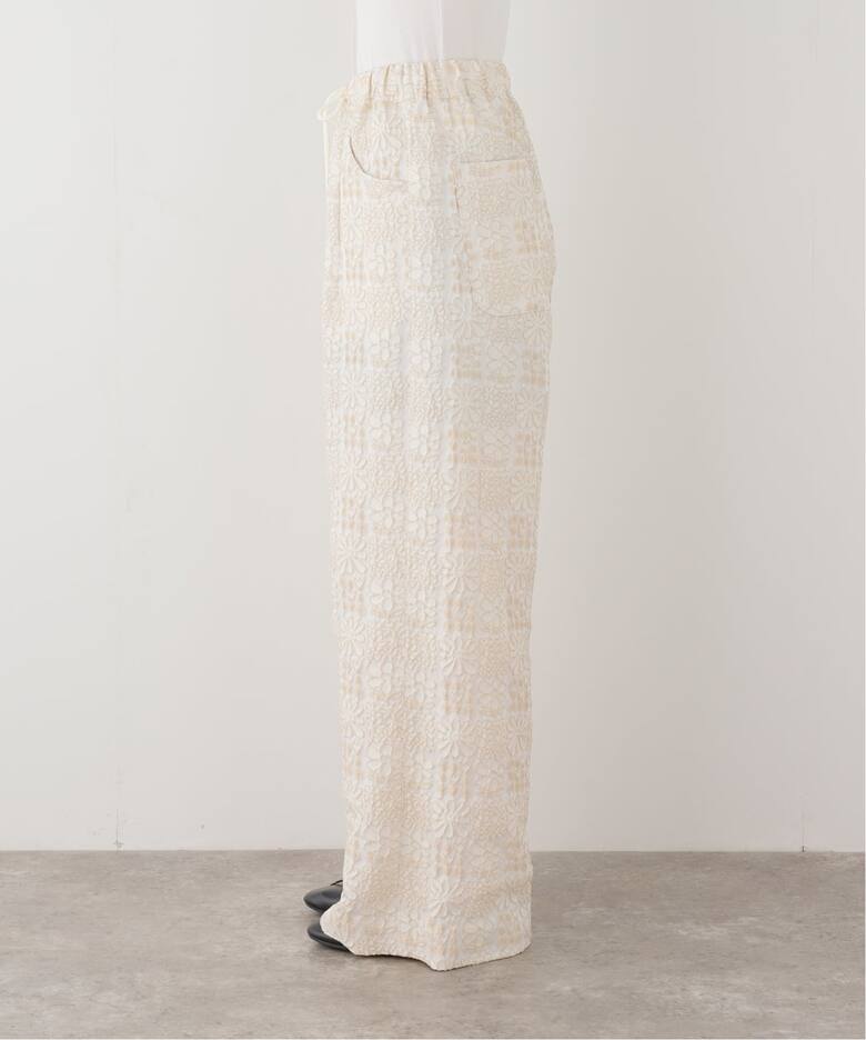 IENA LA BOUCLE フラワーJQストリングパンツ（その他パンツ）｜IENA 