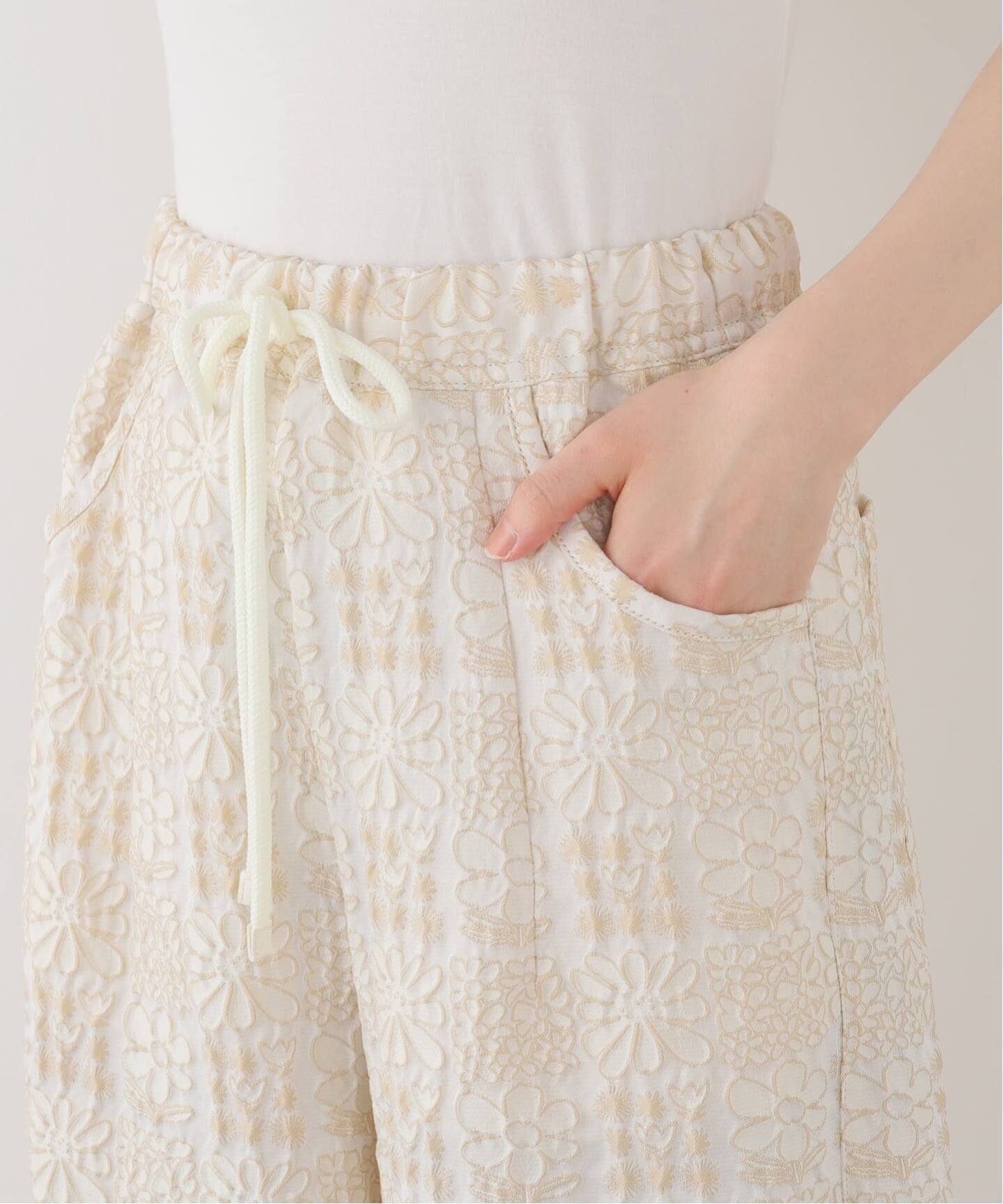 IENA LA BOUCLE フラワーJQストリングパンツ（その他パンツ）｜IENA