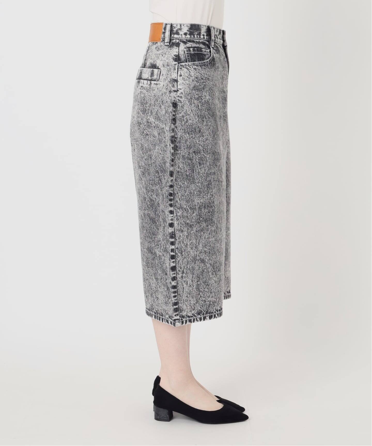 IENA LA BOUCLE ケミカルハーフデニムパンツ（ショート・ハーフパンツ