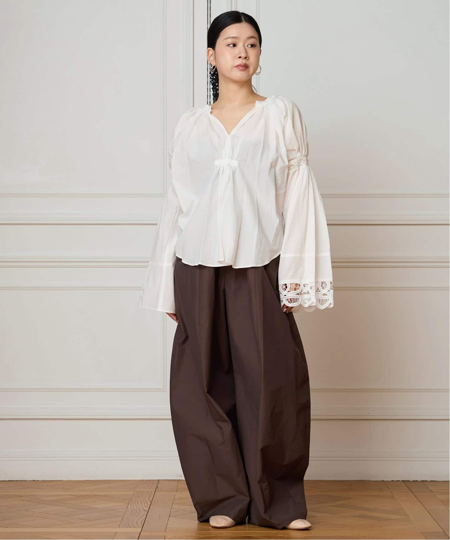 予約》《接触冷感/撥水》IENA LA BOUCLE タッサーパラシュートバルーン