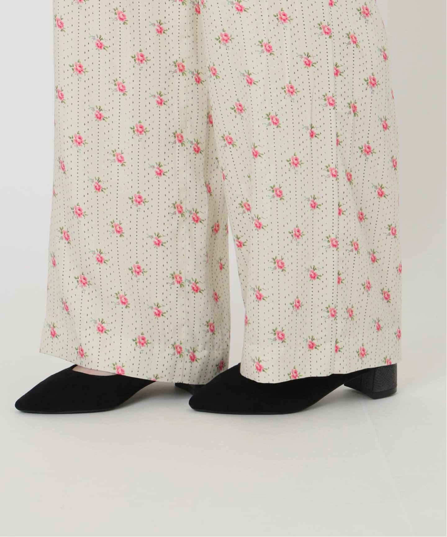 IENA LA BOUCLE レトロフラワープリントパンツ（その他パンツ）｜IENA