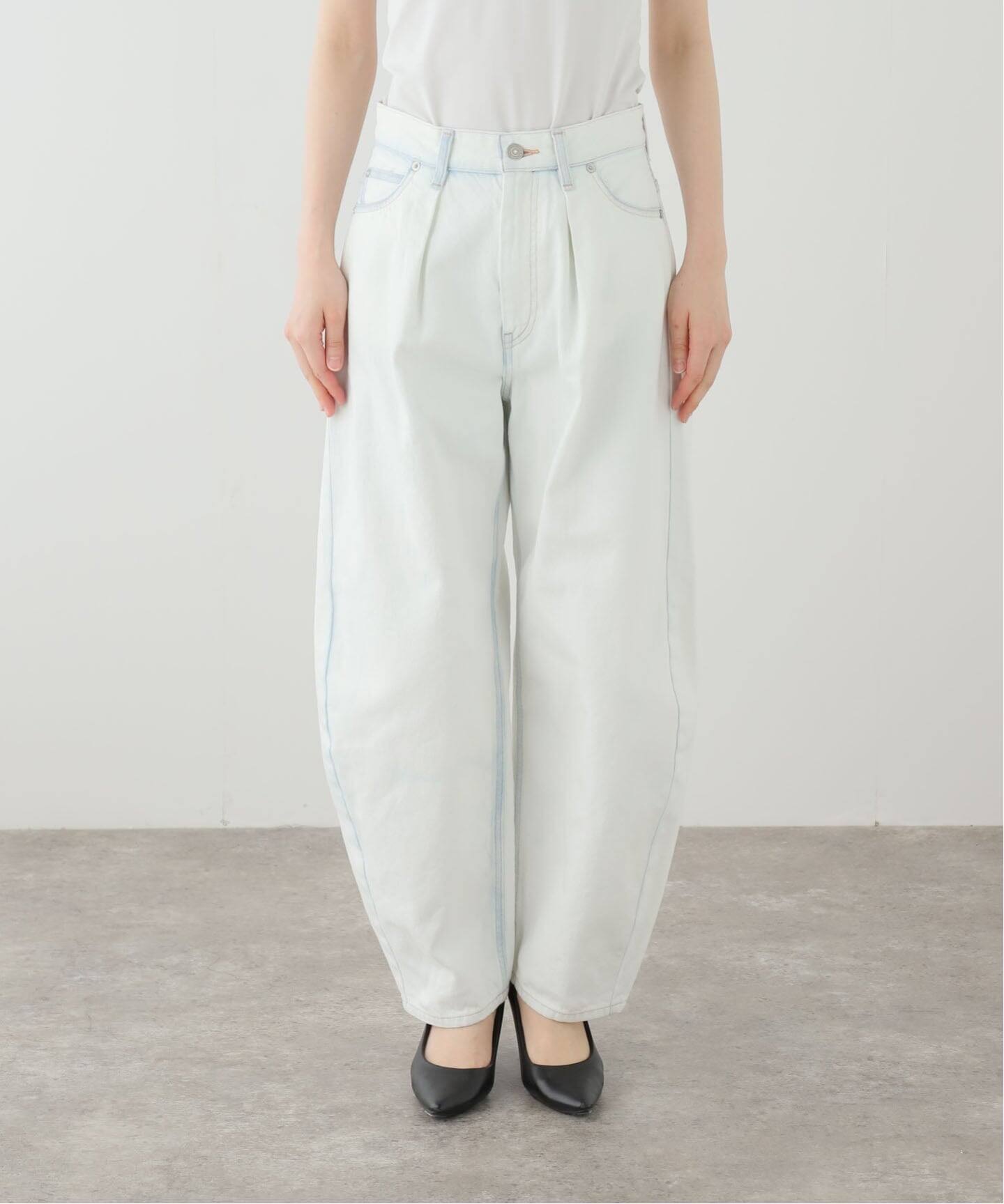 CURRENTAGE/カレンテージ ブリーチ デニム A2561FP502（デニムパンツ