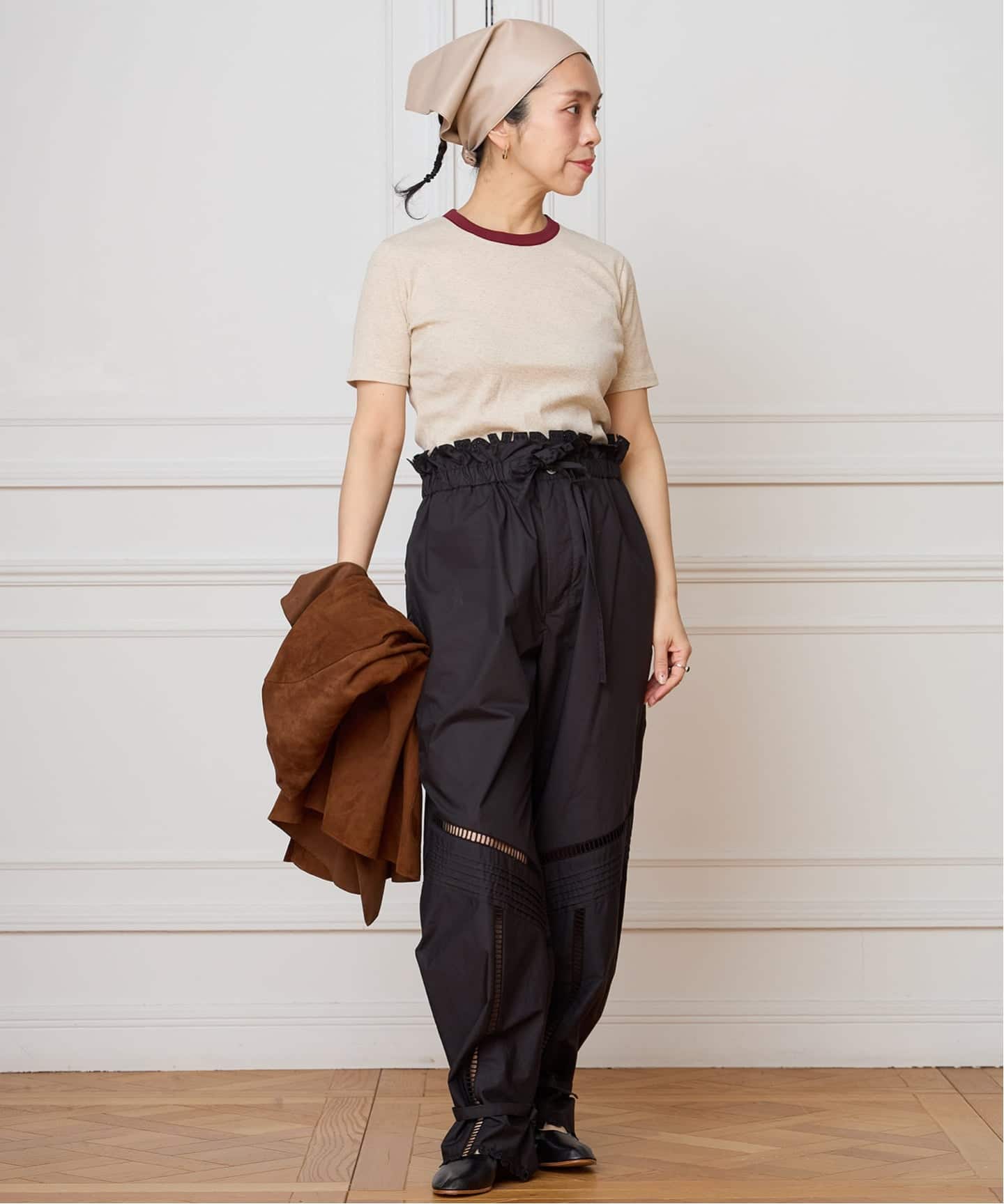 JUN MIKAMI/ジュンミカミ カットラッフルパンツ 26SS-7J（その他パンツ