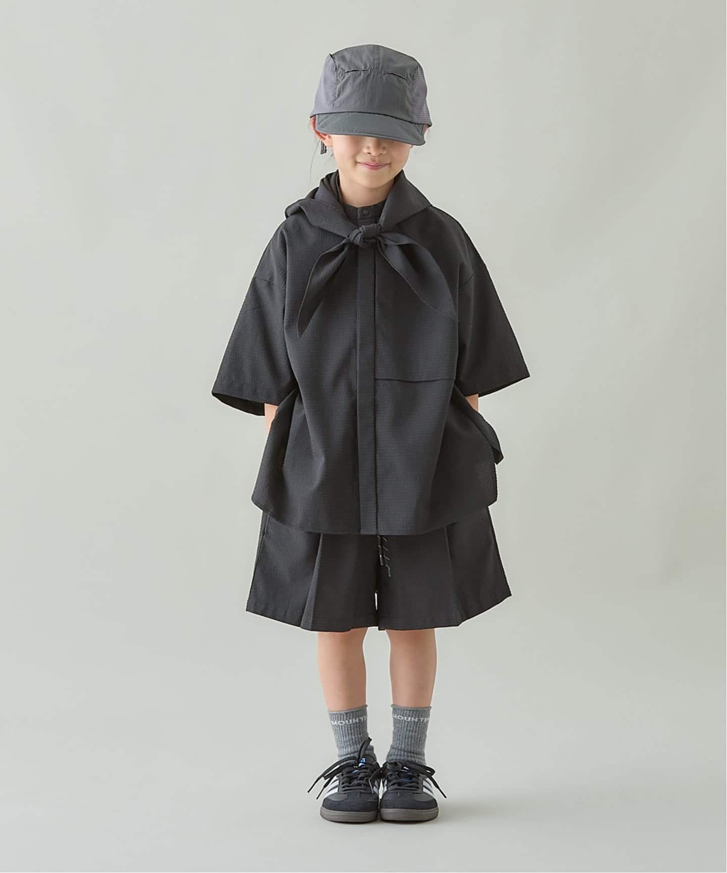 MOUN TEN./マウンテン】 air sucker half pants kids（キッズウェア