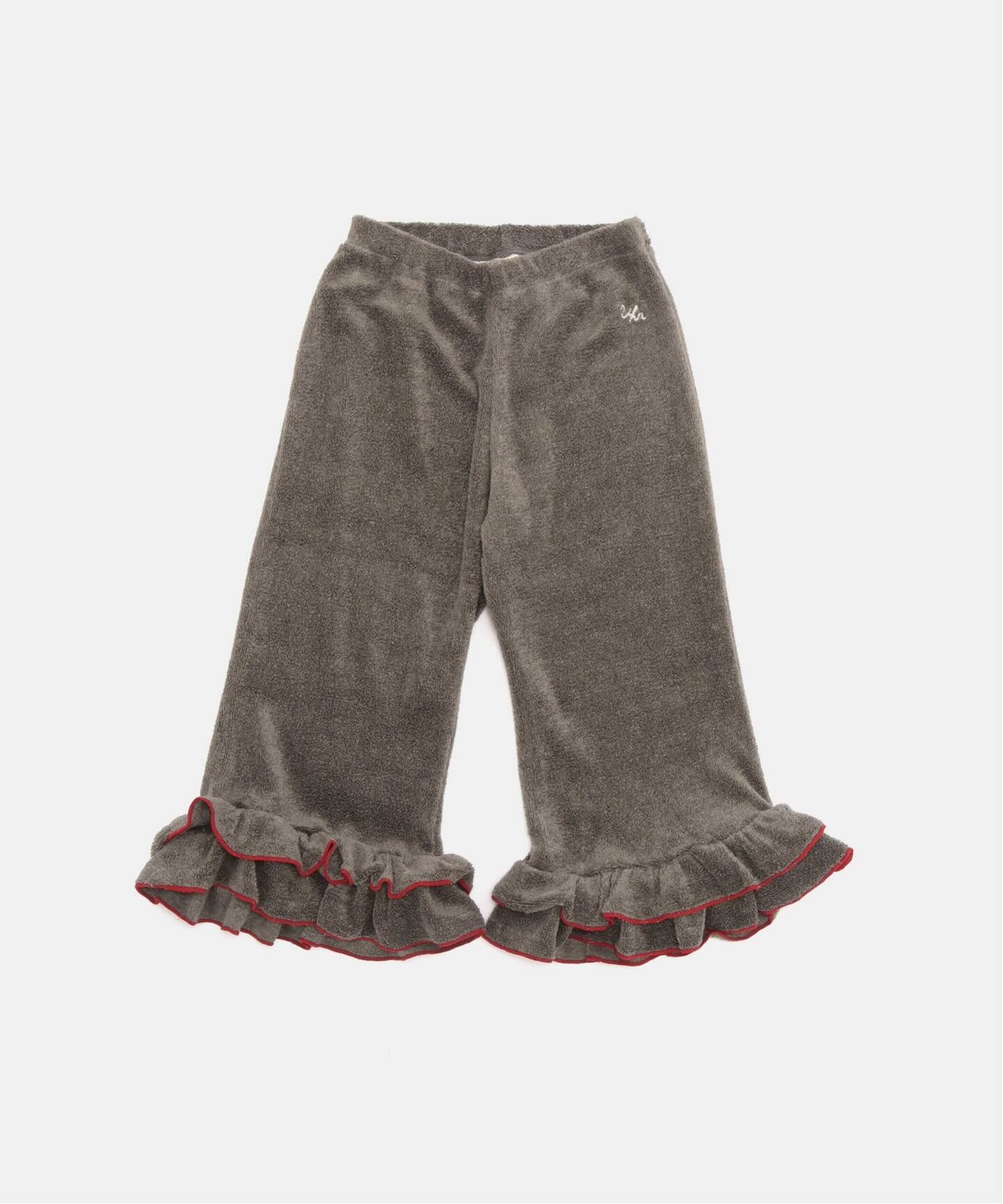 Uhr/ウーア】別注 pile frill pants（80cm-110cm）（キッズウェア