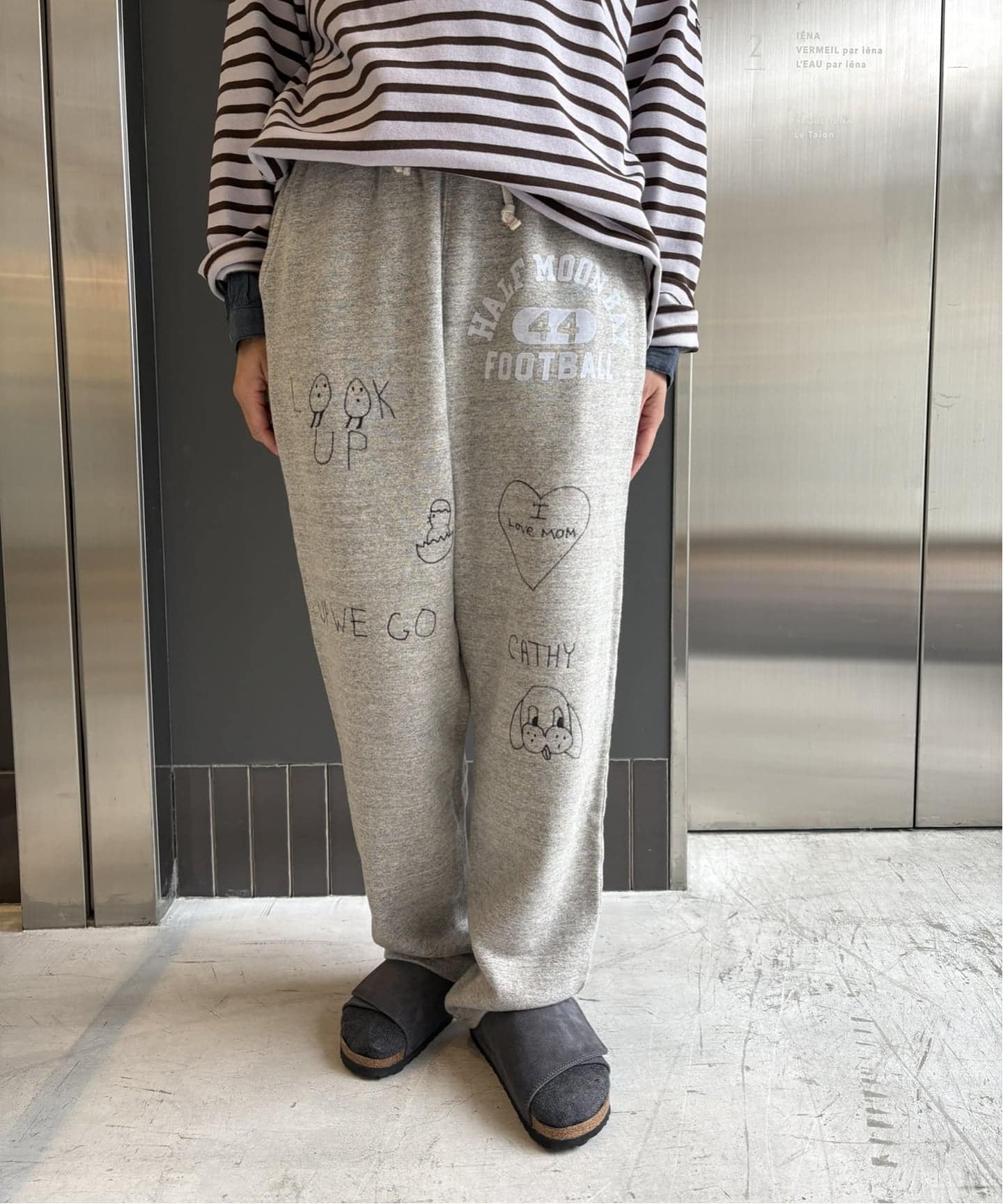 DENIM DUNGAREE/デニムダンガリー】別注スウェットパンツ（大人サイズ