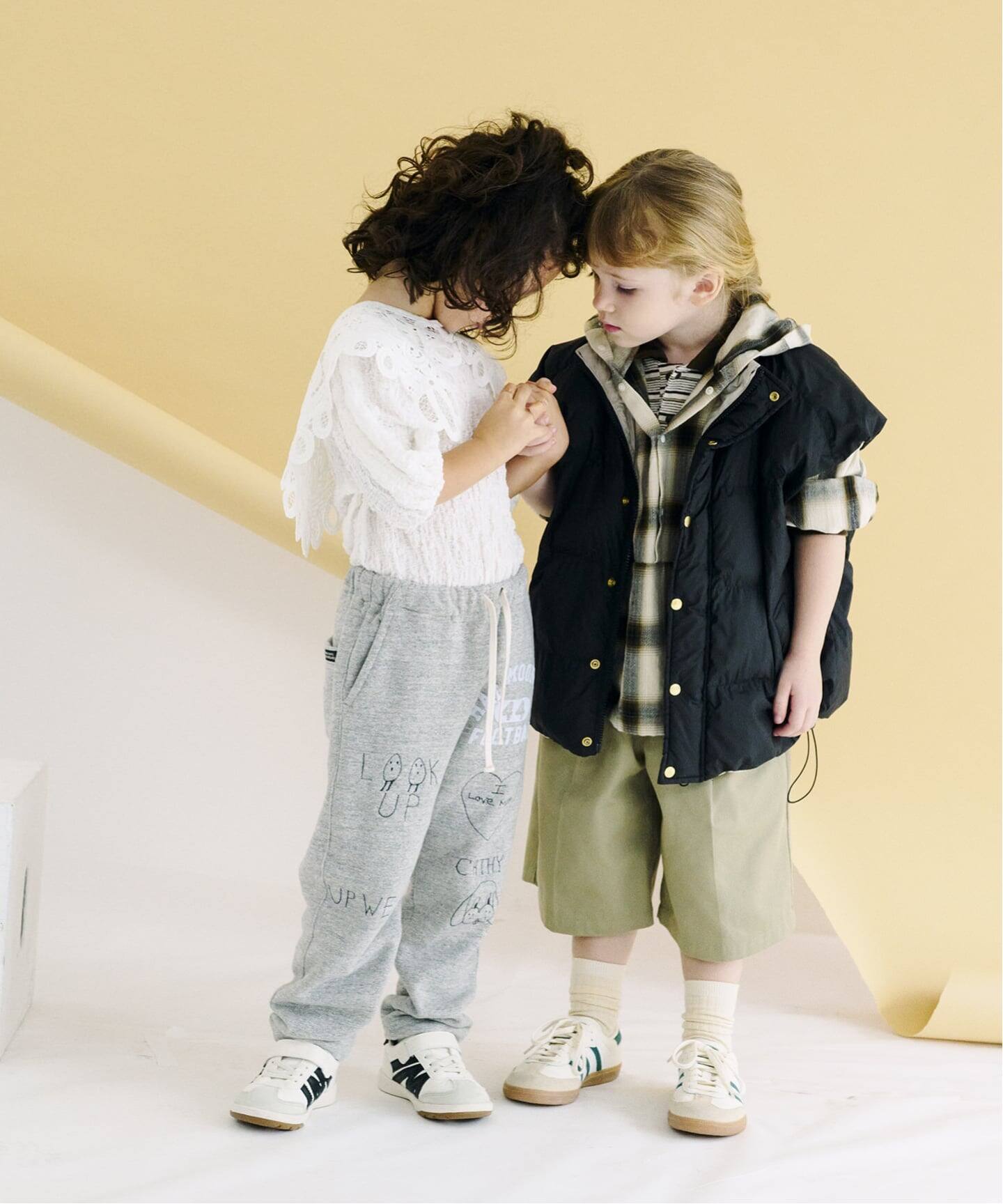 MOUN TEN./マウンテン】 chino midi pants（110-140cm）（キッズウェア