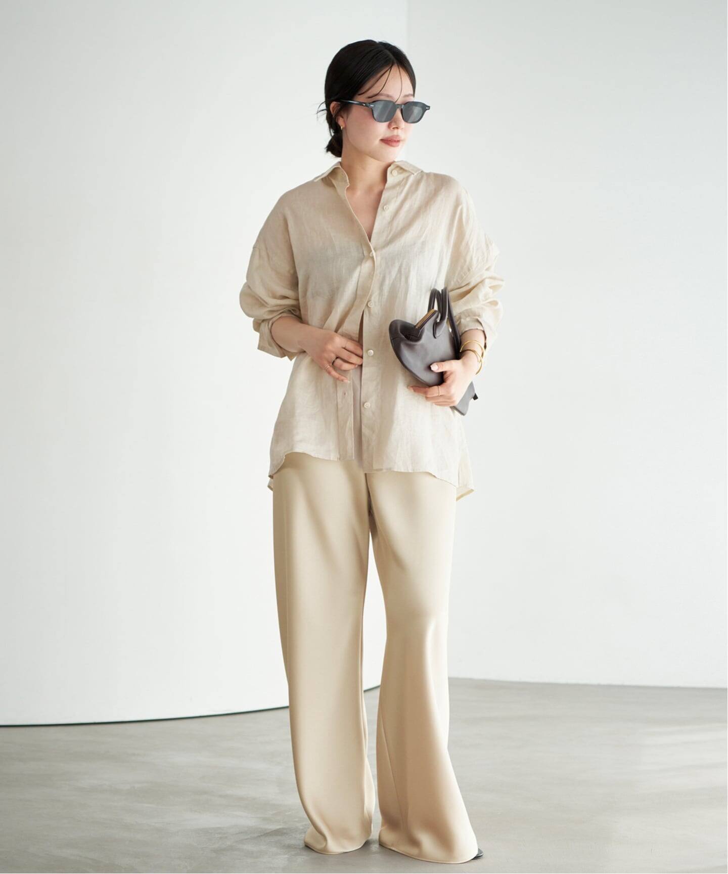 Plage double satin camisole ナチュラル Satin Bias Relax パンツ（その他パンツ）｜Plage（プラージュ）の通販