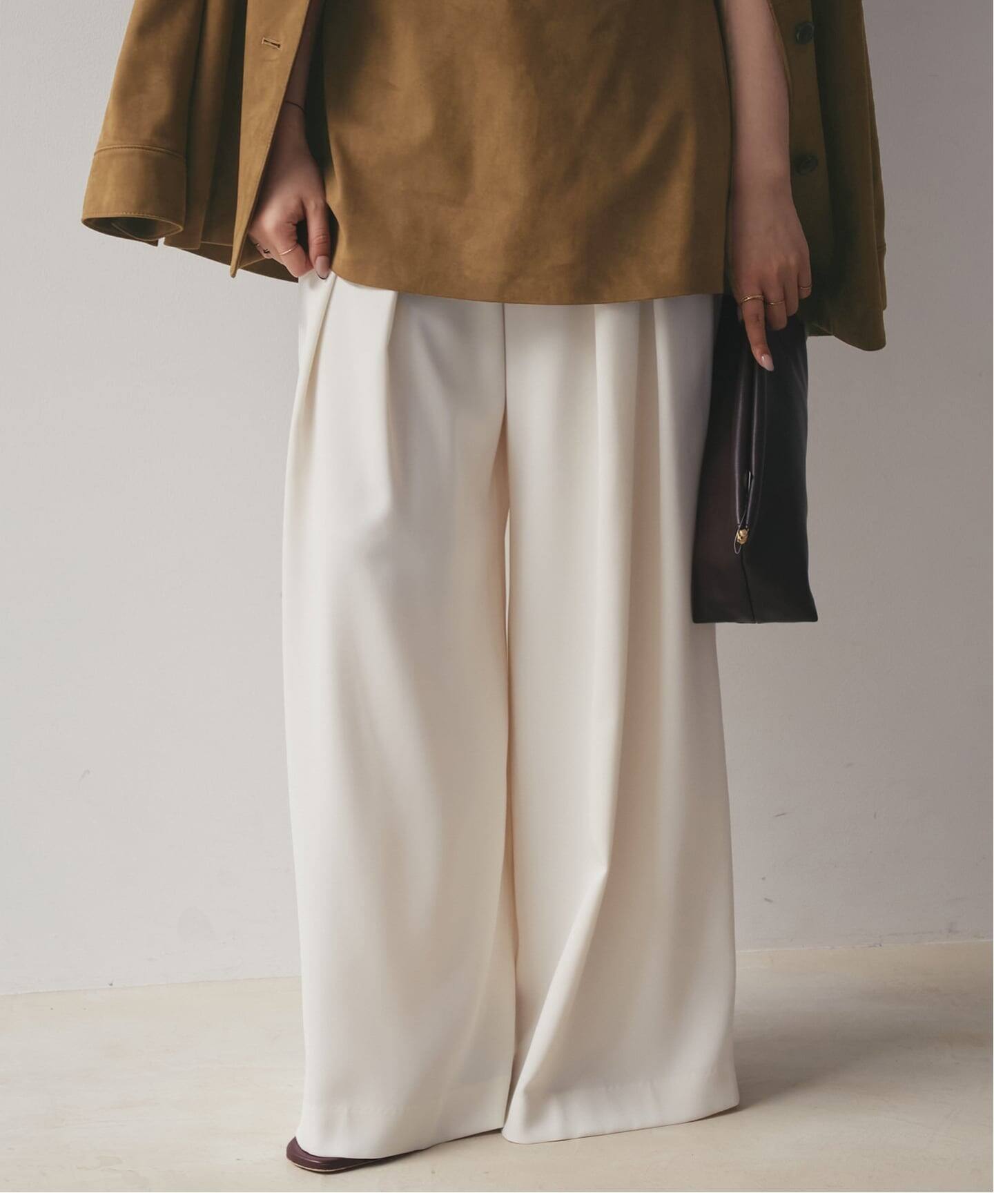 予約》Tuck Wide パンツ（その他パンツ）｜Plage（プラージュ）の通販